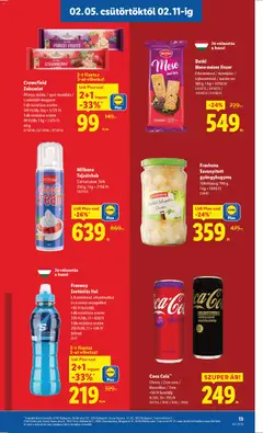 Milbona Tejszínhab, Zsírtartalom: 30%, 250 g - amely érvényes a következő dátumtól: 05.02.2026 | Oldal: 13