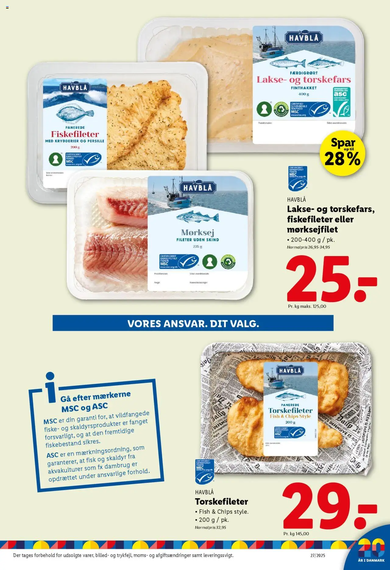 Lidl Tilbudsavis gyldig fra 03.07.2025 | Side: 24 | Produkter: Fisk, Is, Søm, Persille