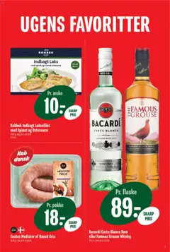 Min Købmand Tilbudsavis gyldig fra 22.08.2025 | Side: 3 | Produkter: Whisky, Rom, Spinat