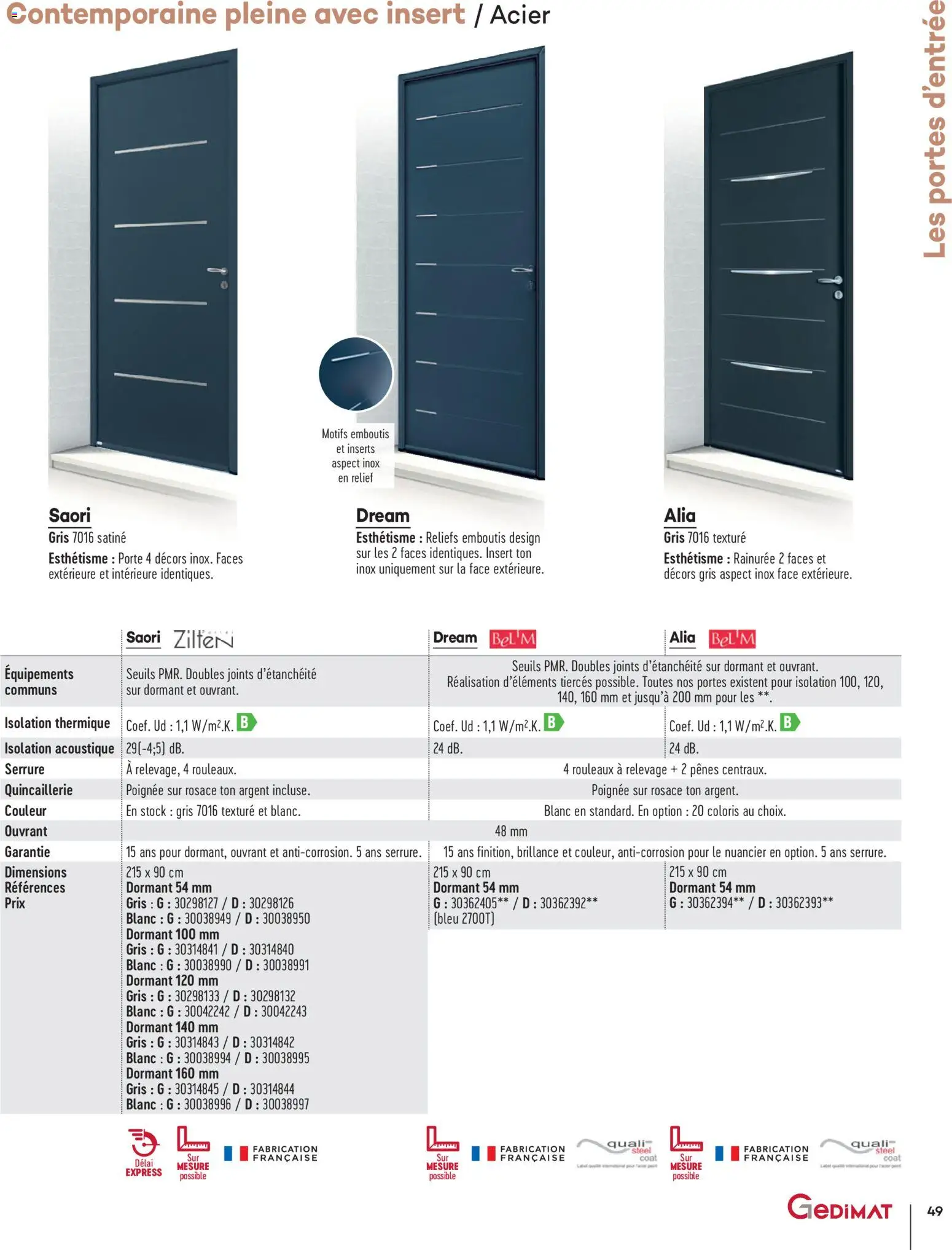 {H1} | Page: 49 | Produits: Porte, Portes