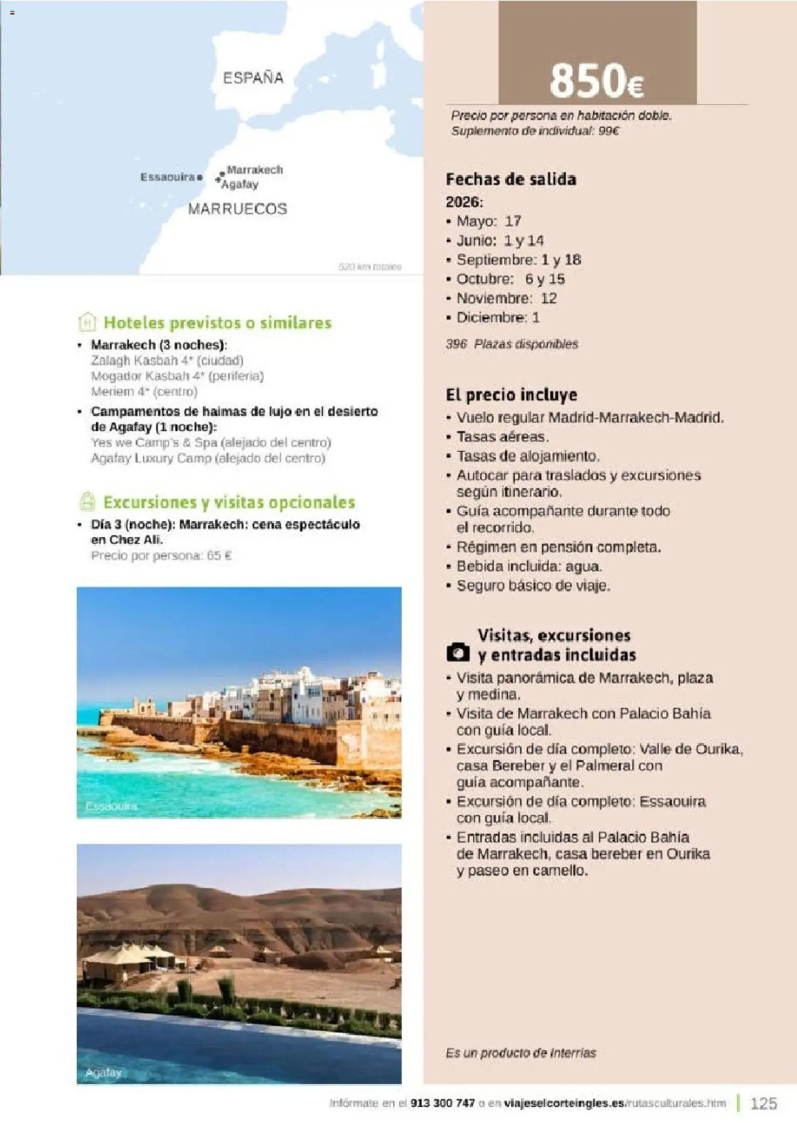 Viajes El Corte Inglés Rutas Culturales de la Comunidad de Madrid │ válido desde el 01.04.2026 | Página: 125