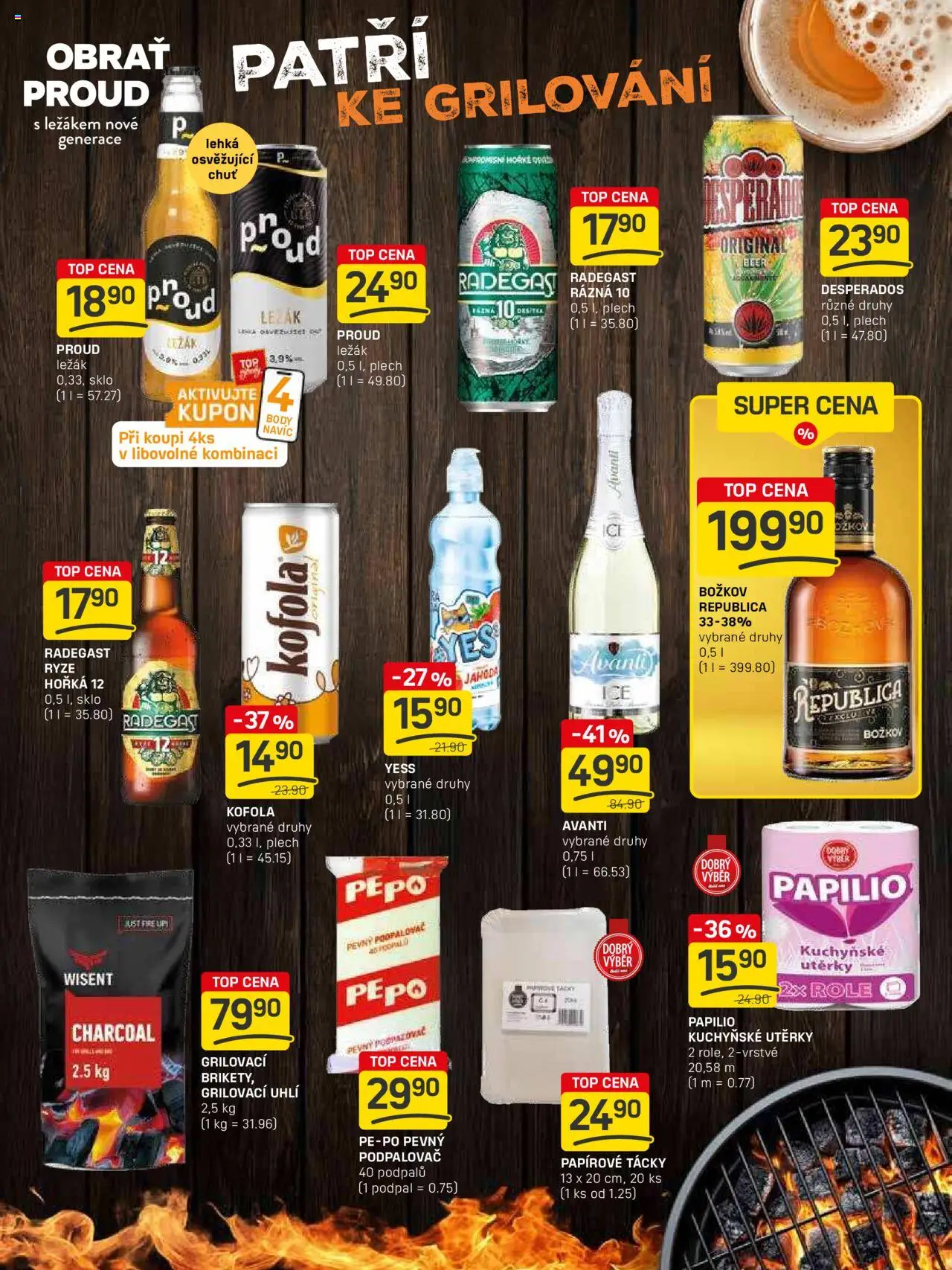 Flop leták - FlopTop od 16.07.2025 | Strana: 14 | Produkty: Plech, Radegast, Avanti, Božkov