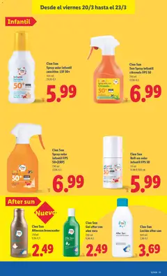 Vista previa Cien Sun Spray solar infantil sensitive LSF 50+, Spray solar infantil sensitive LSF 50+, 200 ml válido desde el 16.03.2026 | Página: 35 | Productos: Bronceador, Spray solar, Spray solar infantil