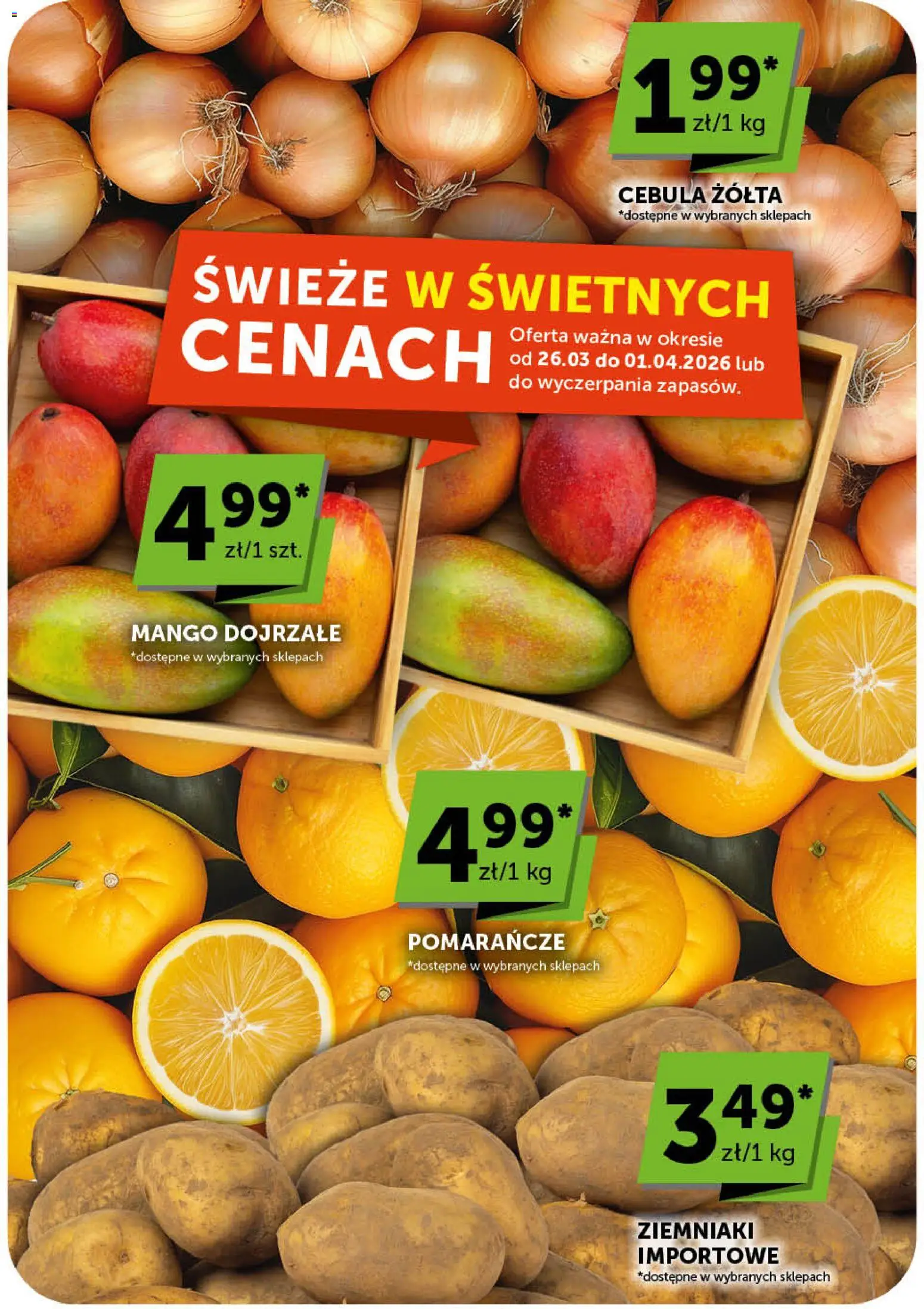 Euro Sklep gazetka od 26.03.2026 | Strona: 11 | Produkty: Mango, Pomarańcze, Ziemniaki
