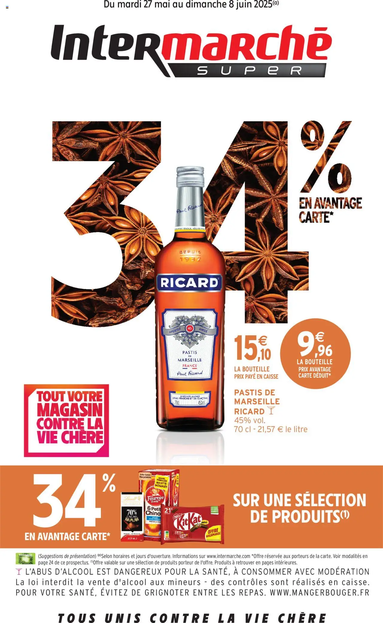  | Page: 1 | Produits: Ricard, Pastis, Pastis de Marseille Ricard, Lindt