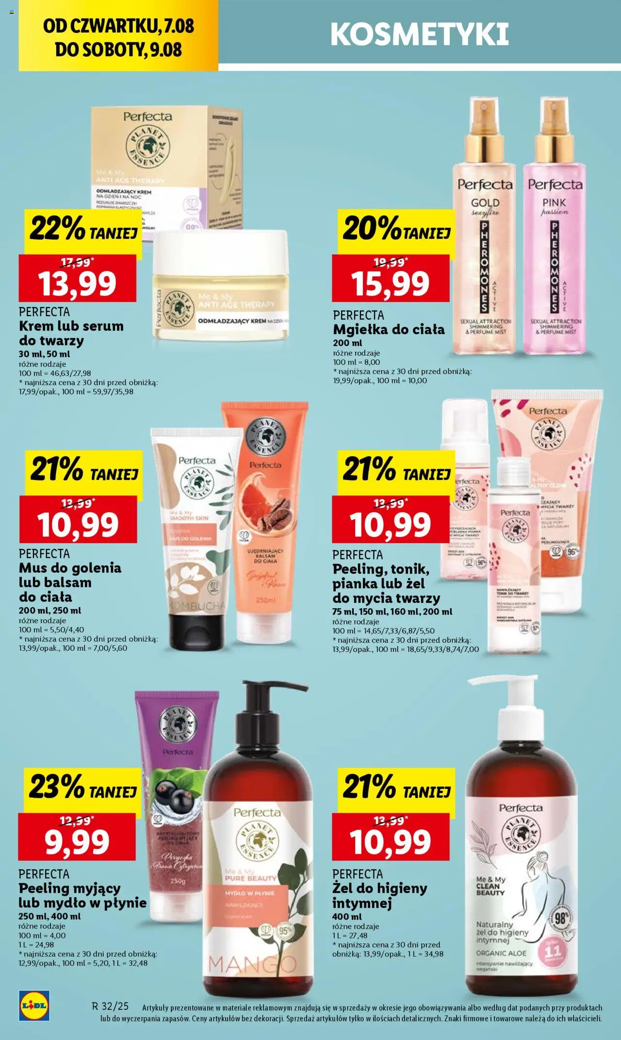 Lidl Gazetka od 07.08.2025 | Strona: 52 | Produkty: Kosmetyki, Peeling, Mydło, Krem
