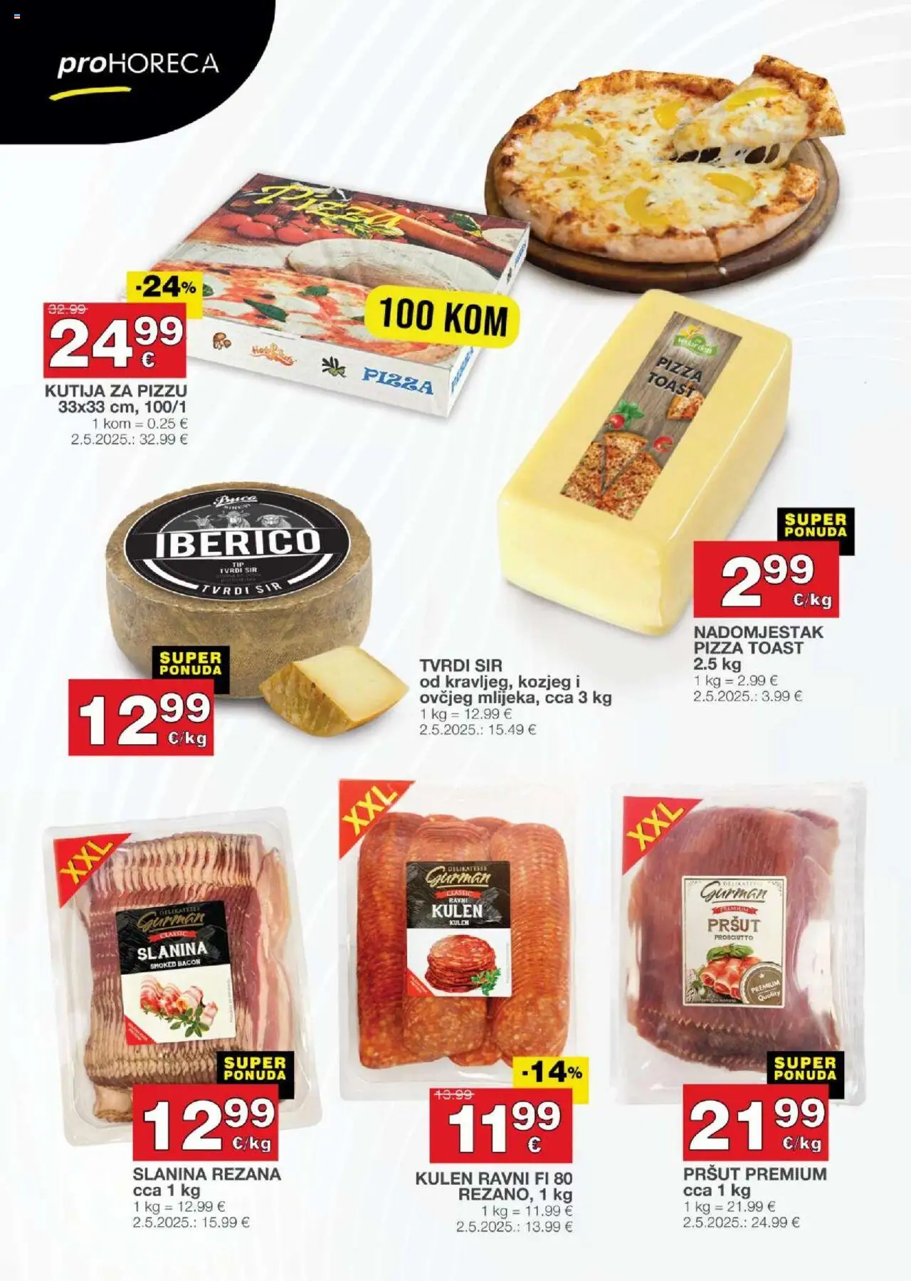 Stanić Diskont katalog | vrijedi od 18.09.2025 | Stranica: 12 | Proizvodi: Sir, Pizza, Kulen, Tvrdi sir