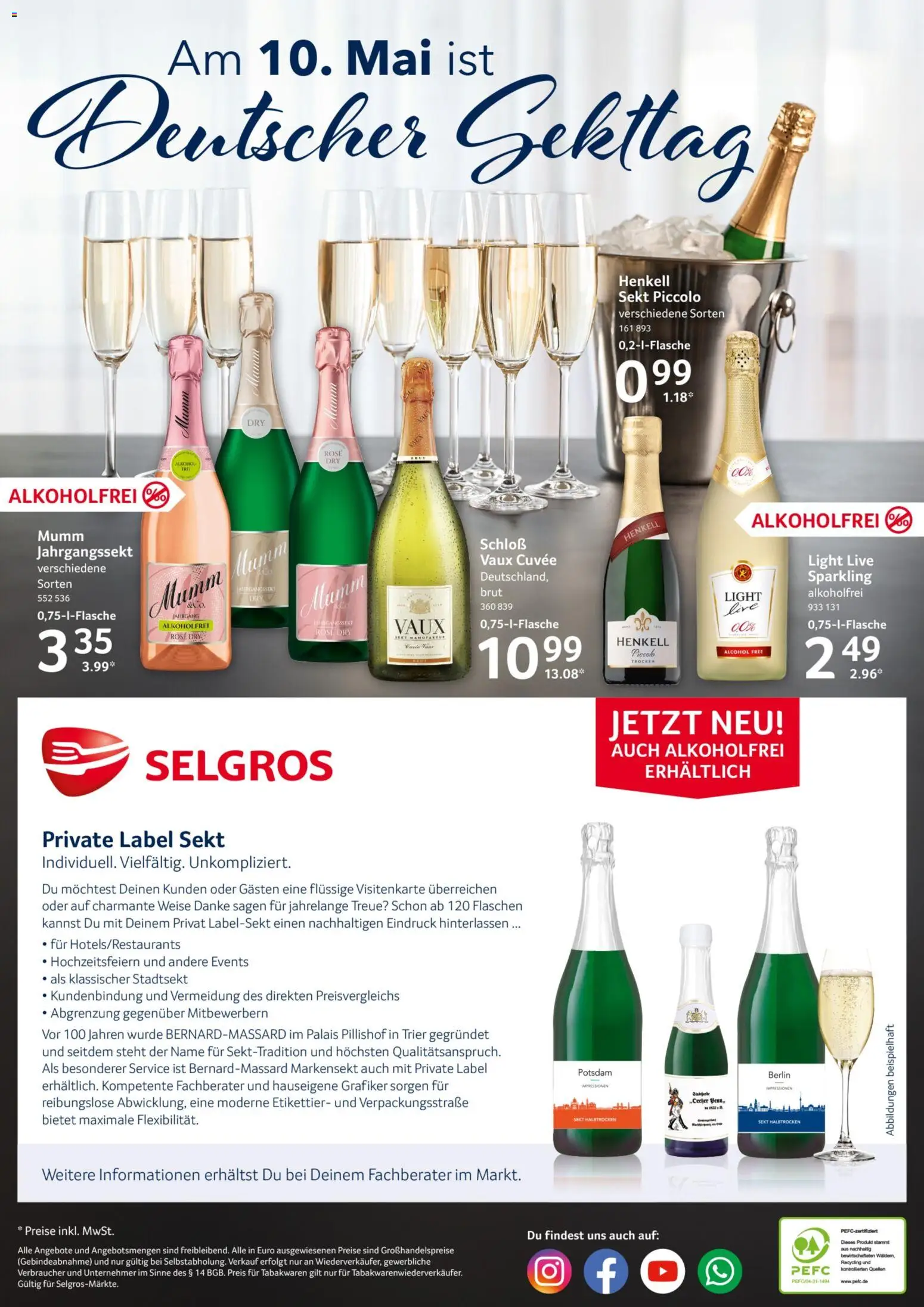 Selgros Prospekt 	 – gültig ab 30.04.2026 | Seite: 28 | Produkte: Sekt