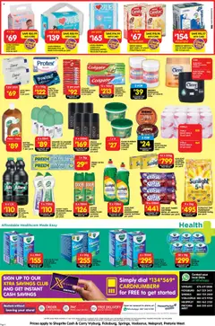 Shoprite Gauteng - Cash & Carry Month End Deals Selected Stores │ valid from 21.07.2025 | Page: 4 | Products: Cough syrup, Gate, Powder, Toothbrush