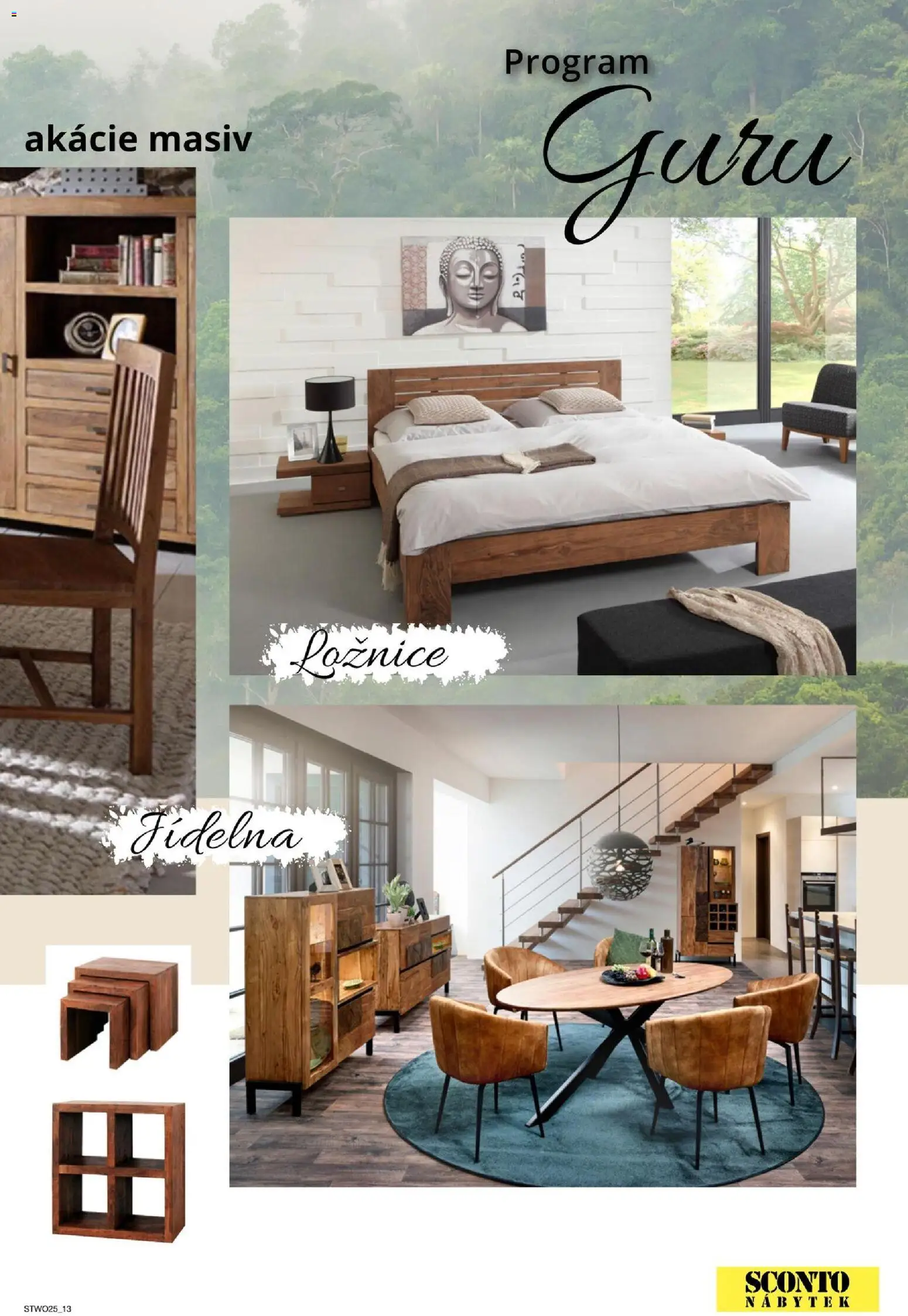 Sconto nábytek katalog - Nábytek z masivu od 01.01.2026 | Strana: 13 | Produkty: Nábytek