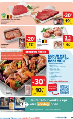 Carrefour folder week 3 - Voorbeeld van een folder van Carrefour, geldig van 14.01.2026 | Pagina: 17