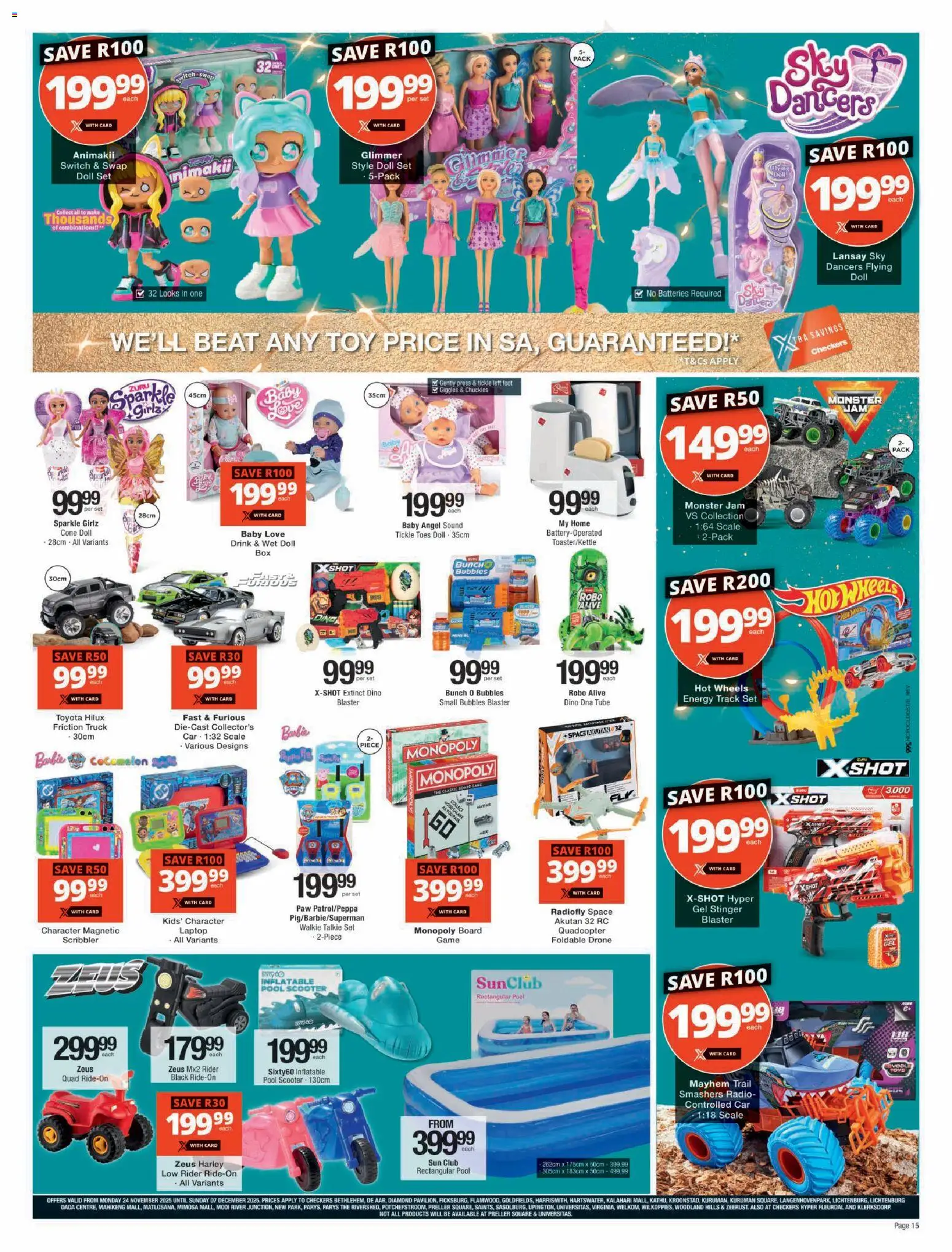 New Checkers catalogue – valid from 24.11.2025 | Page: 15 | Products: Jam, Radio, Press, Laptop