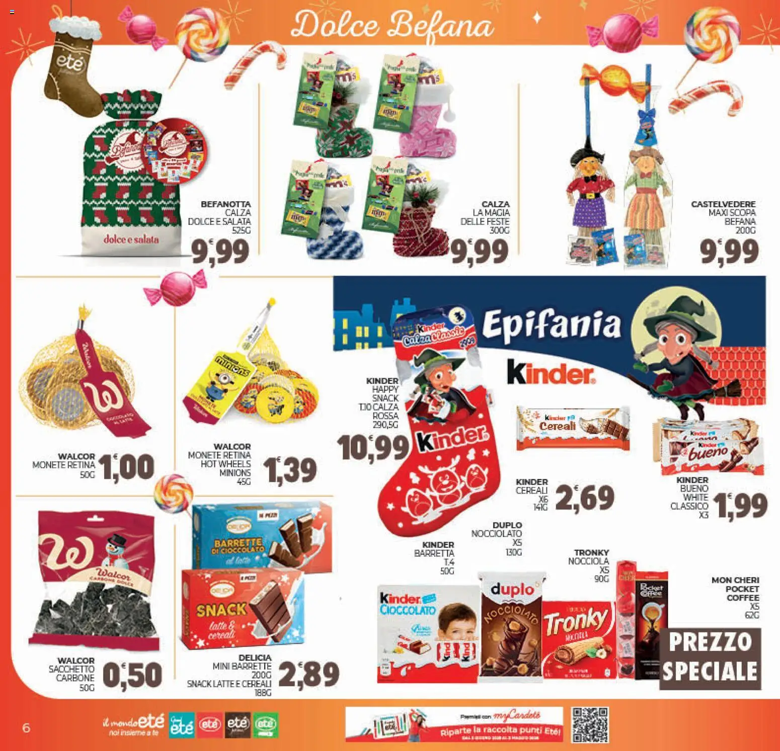 Volantino Eté del 27.12.2025 | Pagina: 6 | Prodotti: Cioccolato, Tè, Latte, Scopa