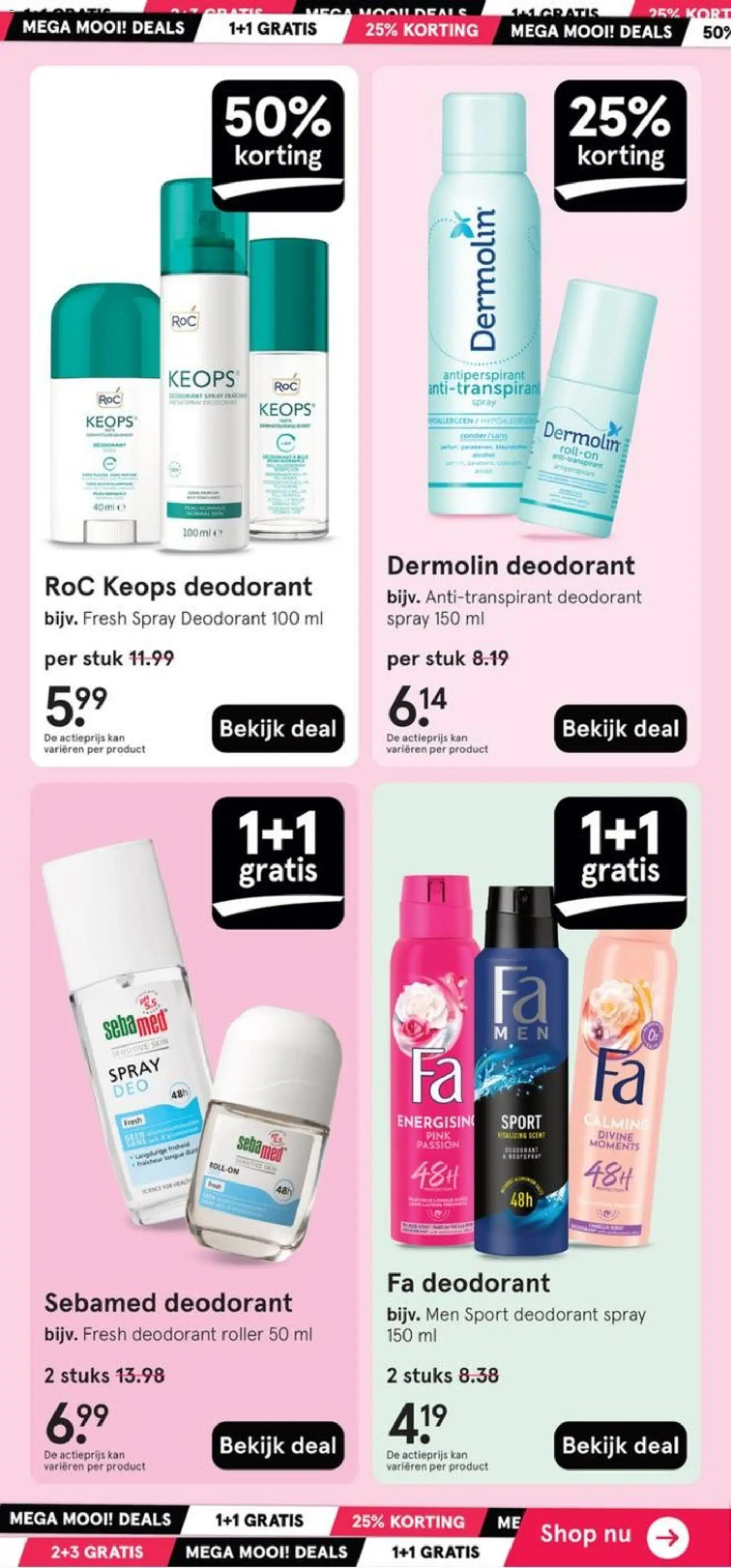 {H1} | Pagina: 34 | Producten: Deodorant, Antitranspirant, Kan