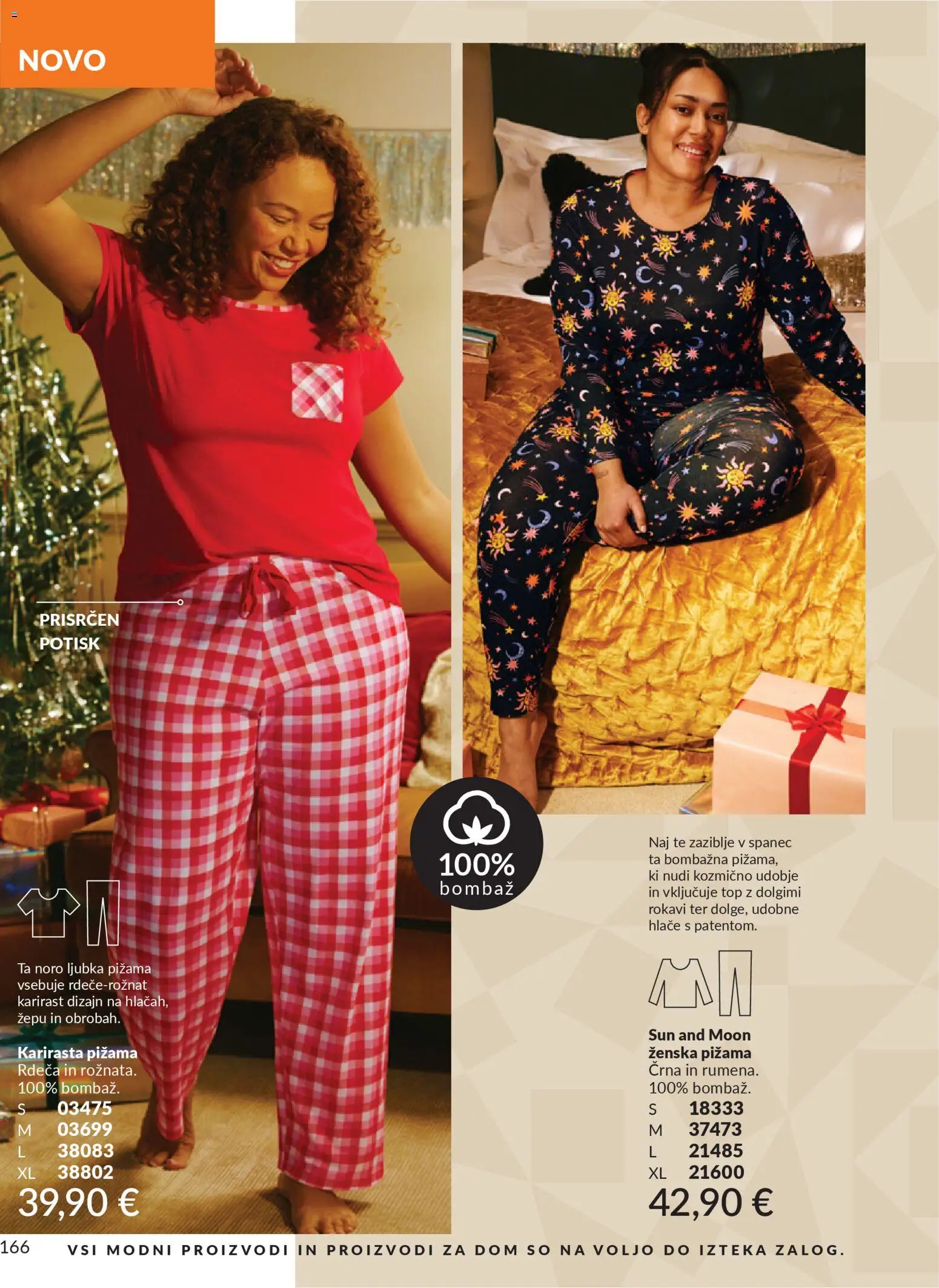 Novi Avon katalog ponudbe – veljaven od 01.10.2025 | Stran: 166 | Izdelki: Pižama, Hlace