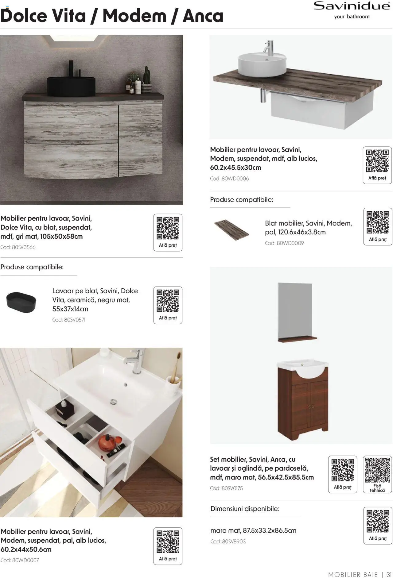Catalog Romstal – valabil de la 25.11.2024 | Pagină: 31 | Produse: Lavoar
