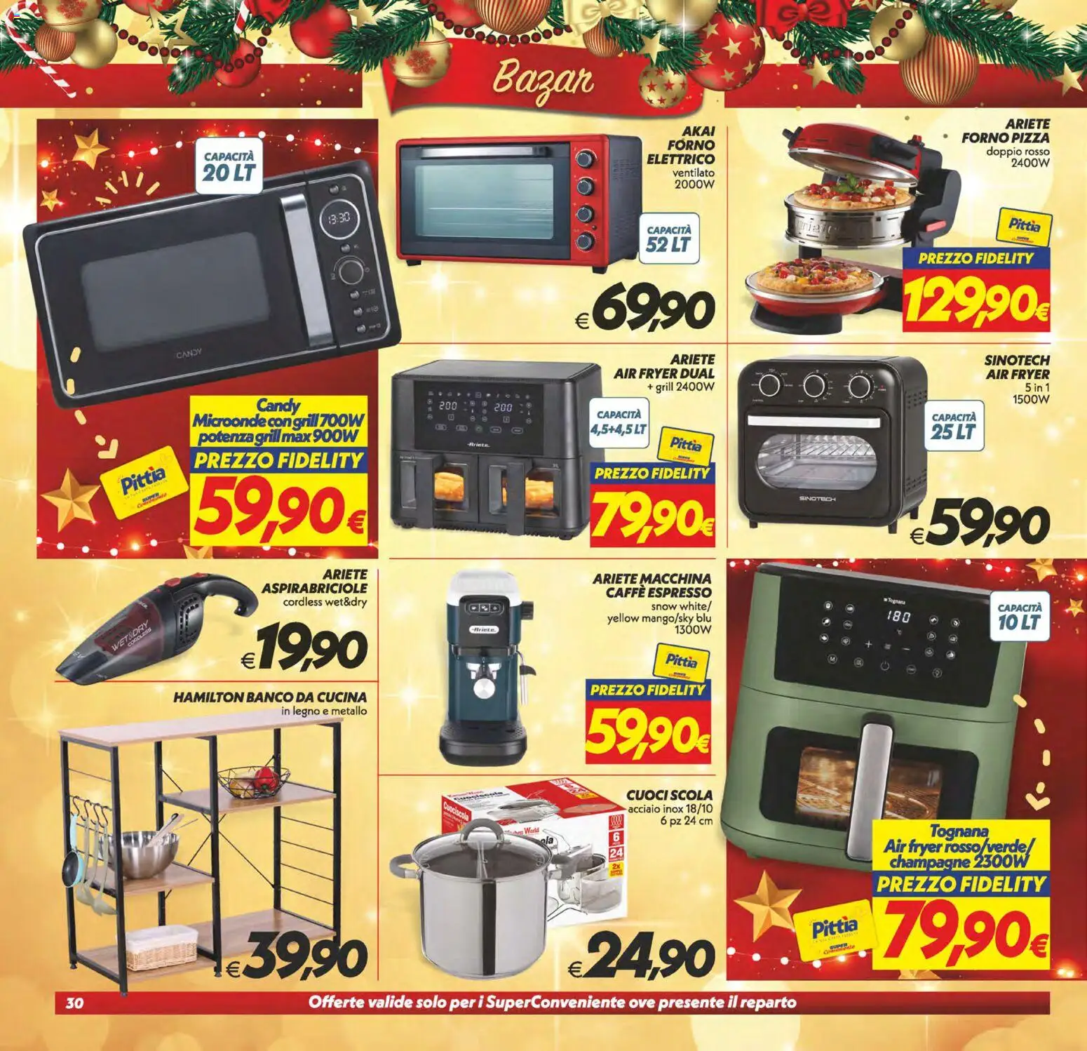 Volantino SuperConveniente del 16.12.2025 | Pagina: 30 | Prodotti: Microonde, Pizza, Champagne, Forno