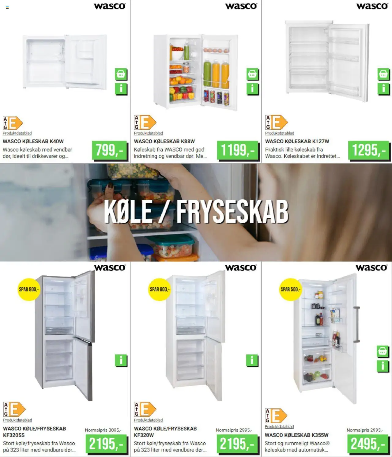 Harald Nyborg tilbudsavis – gyldig fra 18.06.2024 | Side: 2 | Produkter: Køleskab