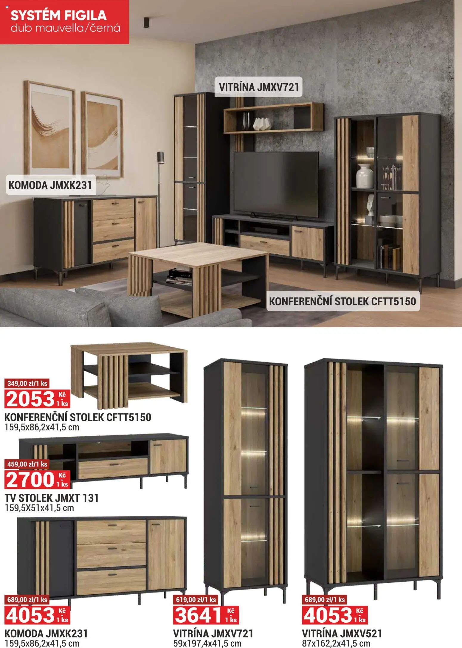 Merkury Market leták od 01.02.2026 | Strana: 2 | Produkty: Tv, Komoda, Konferenční stolek, Stolek