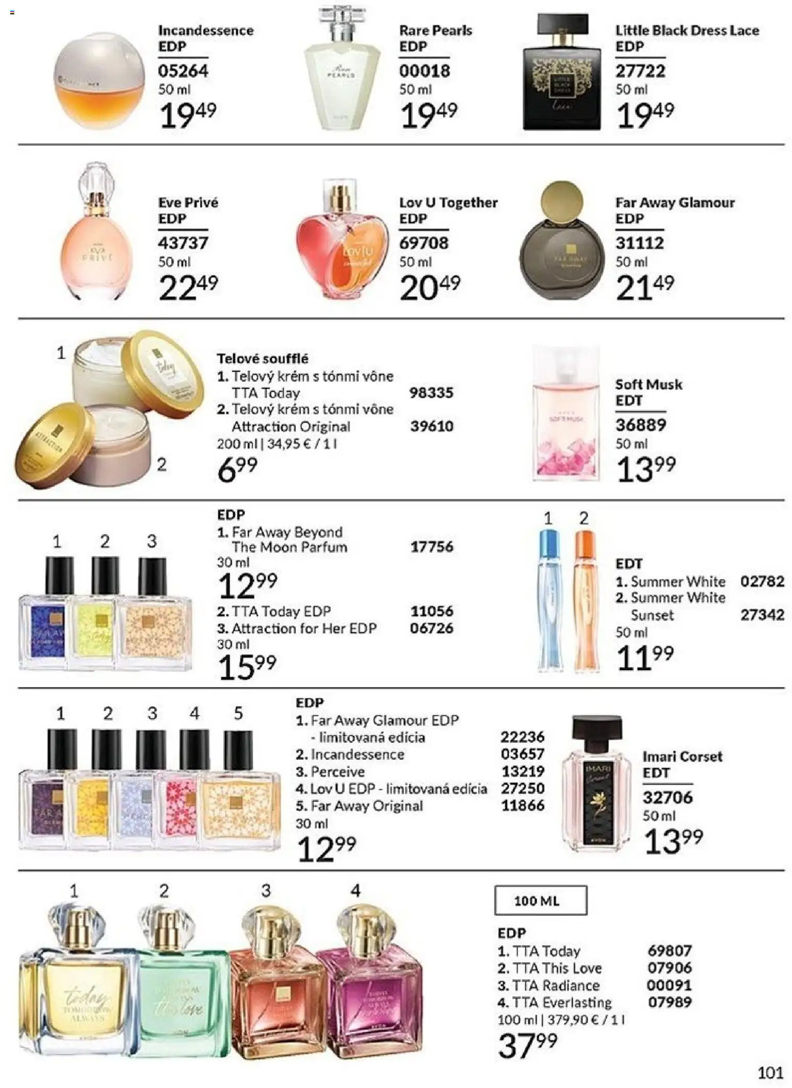 Nové Avon akcie – leták je platný od 01.03.2026 | Strana: 101 | Produkty: Telový krém, Krém