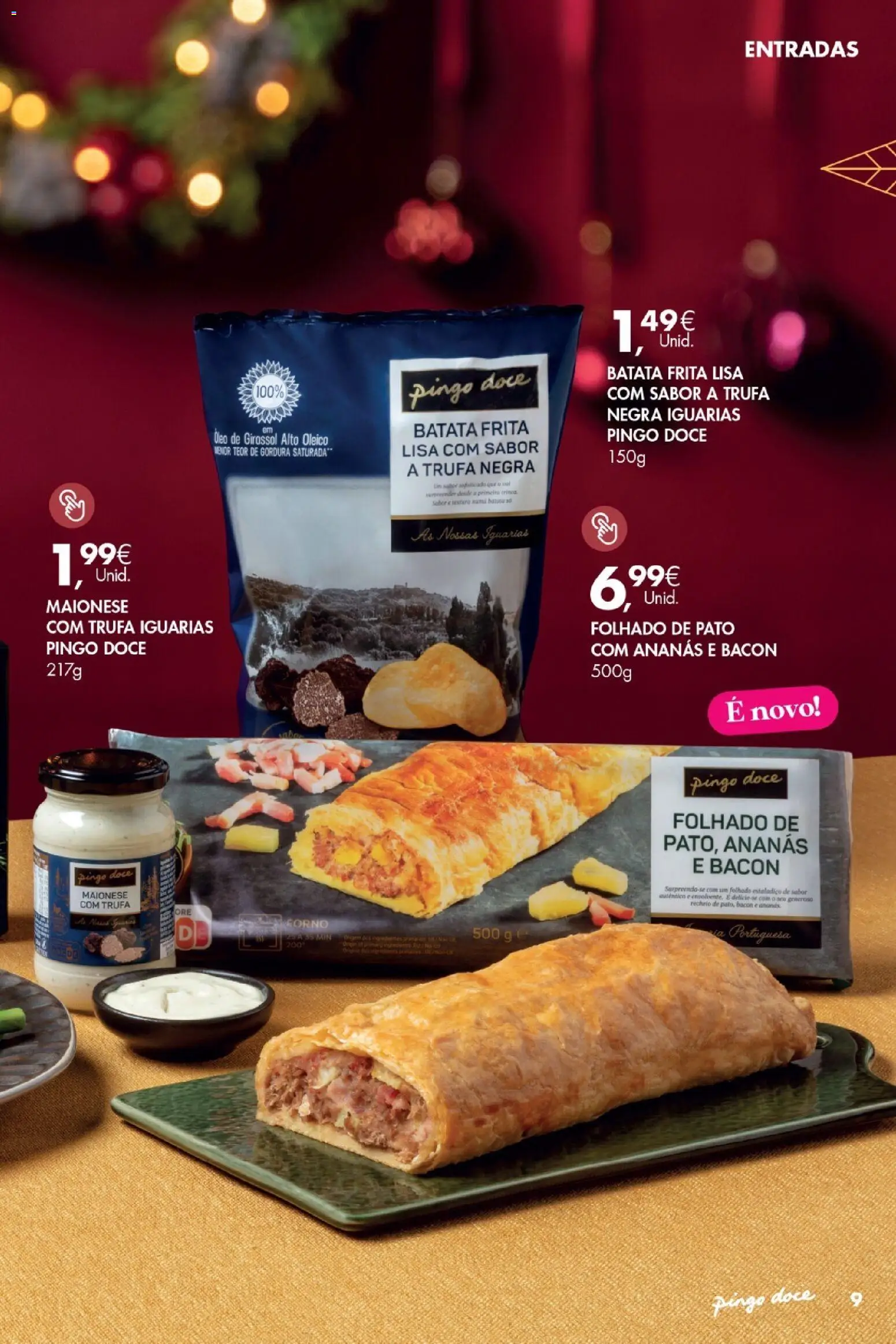 Pingo Doce - Catálogo de Natal │ válido de 25.11.2025 | Página: 9 | Produtos: Batata, Forno, Bacon, Batata frita