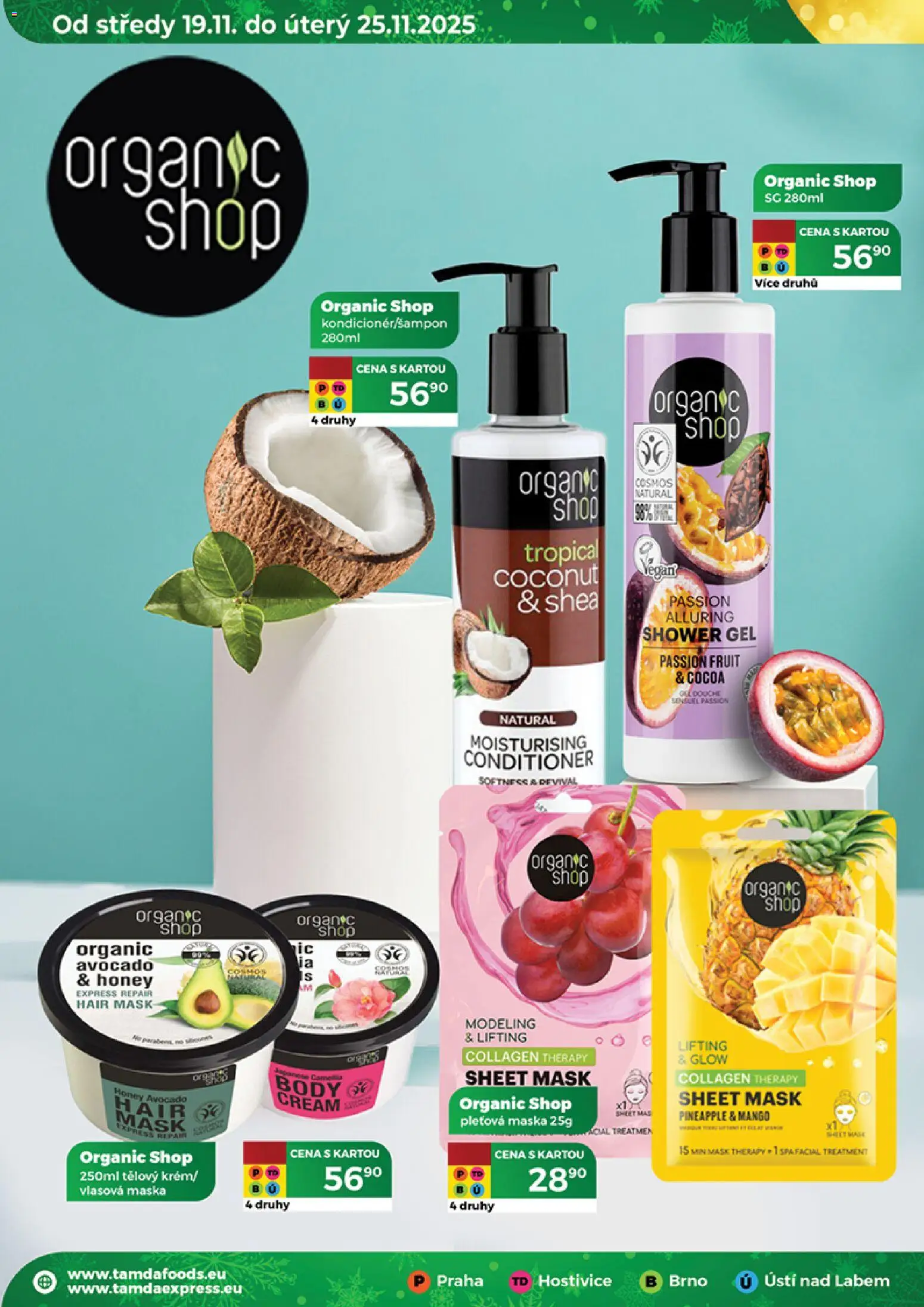 Tamda Foods leták od 26.11.2025 | Strana: 36 | Produkty: Pleťová maska, Mango, Body, Maska