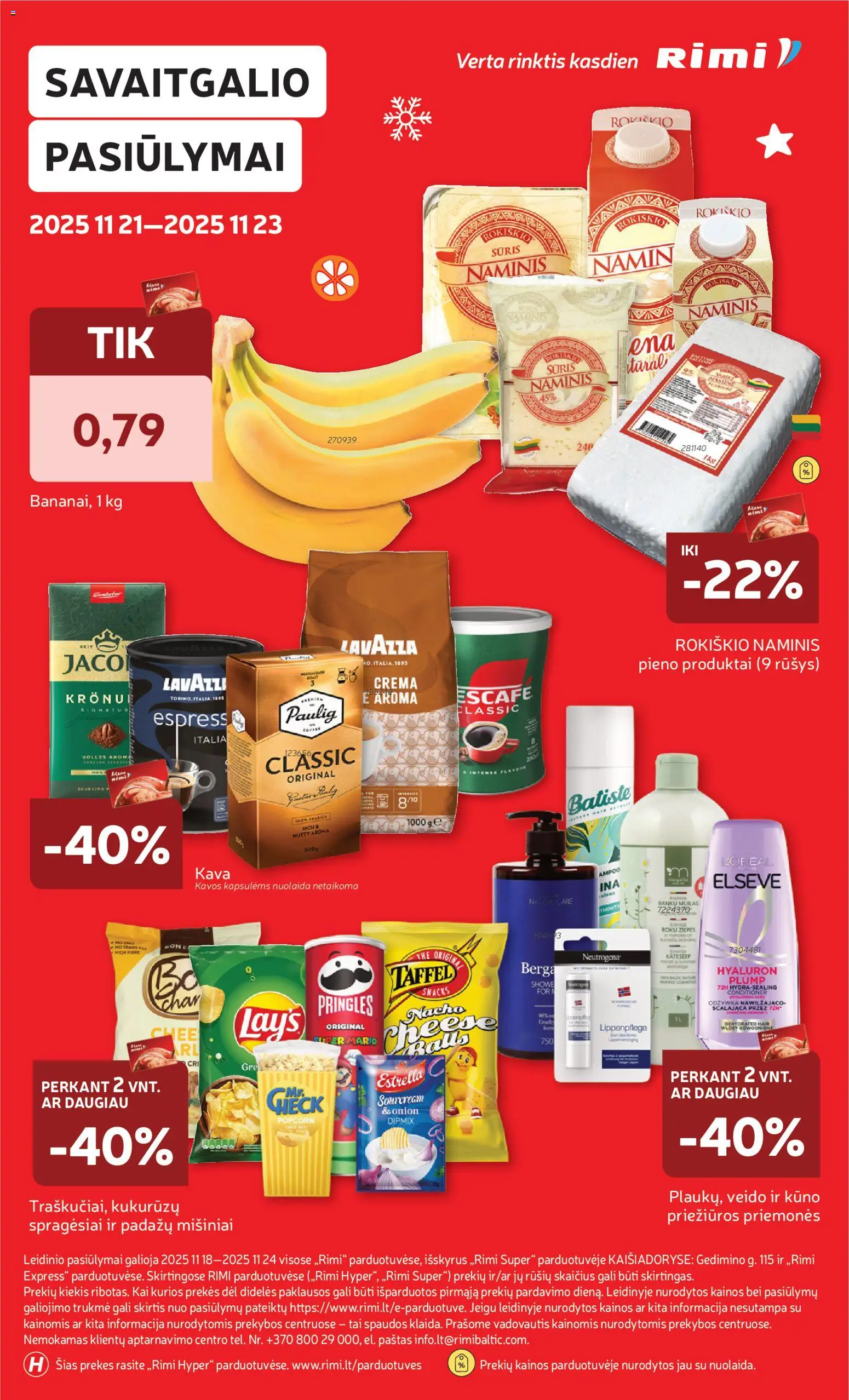 Rimi akcijos nuo 18.11.2025 | Puslapis: 38 | Prekių: Kava, Muilas