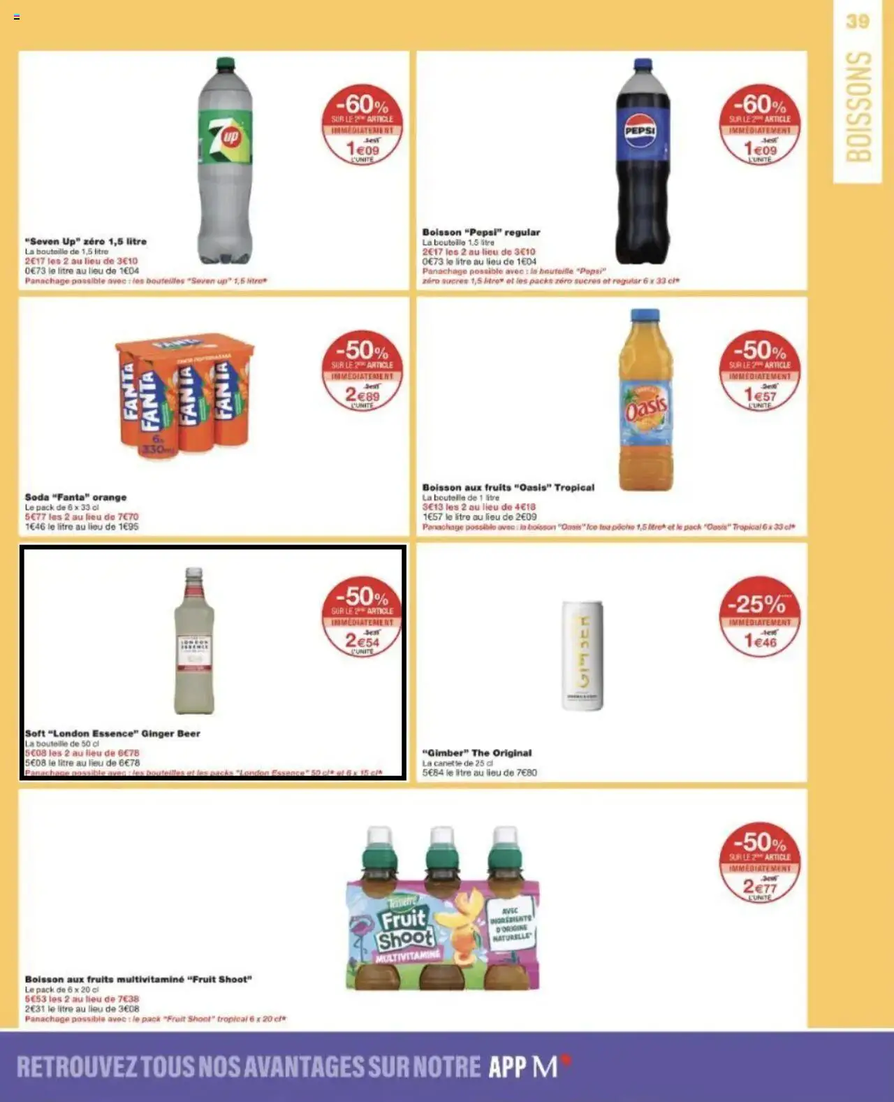  | Page: 39 | Produits: Orange, Pêche, Oasis tropical, Thé