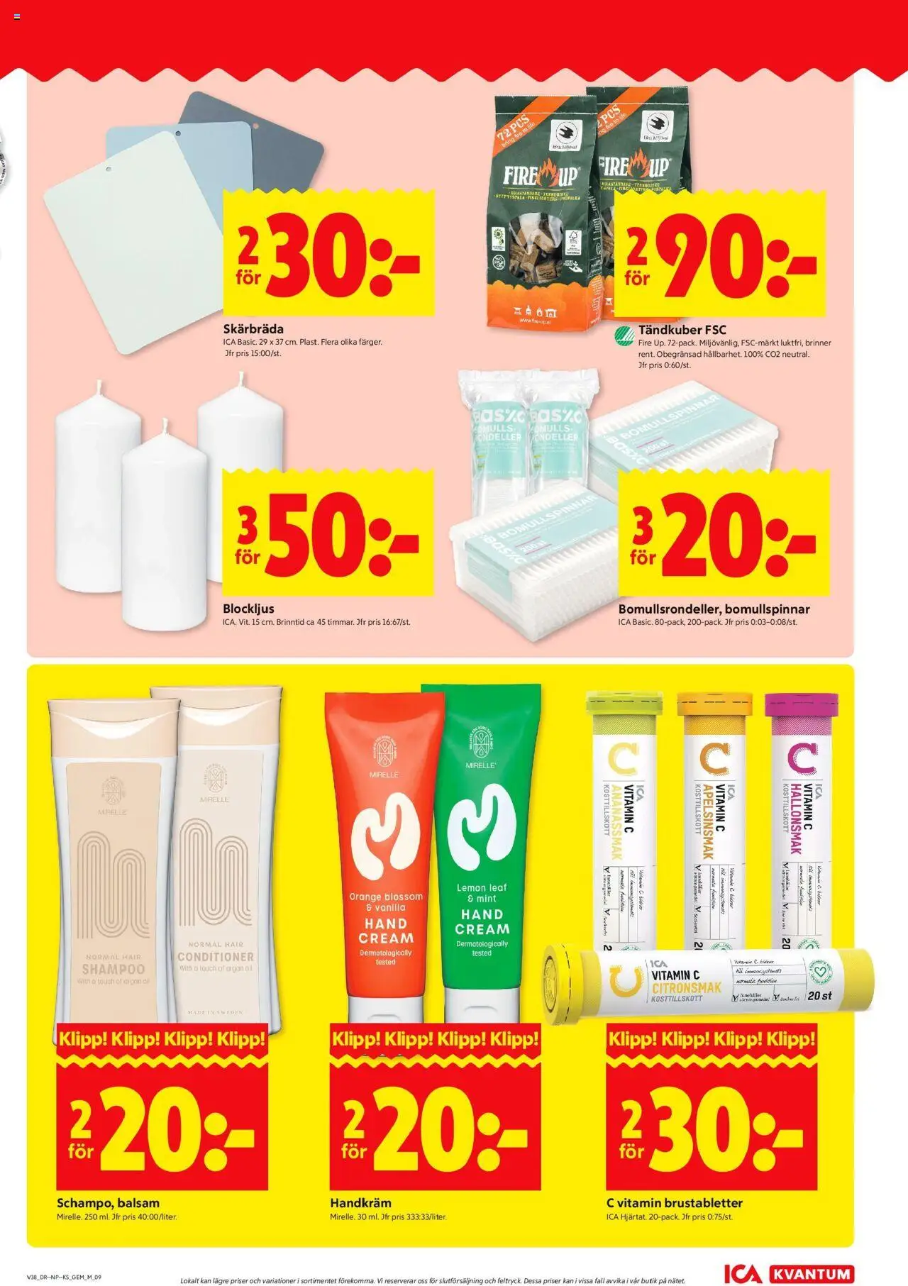 ICA Kvantum reklamblad aktuell från 15.09.2025 | Sida: 9 | Produkter: Balsam, Handkräm