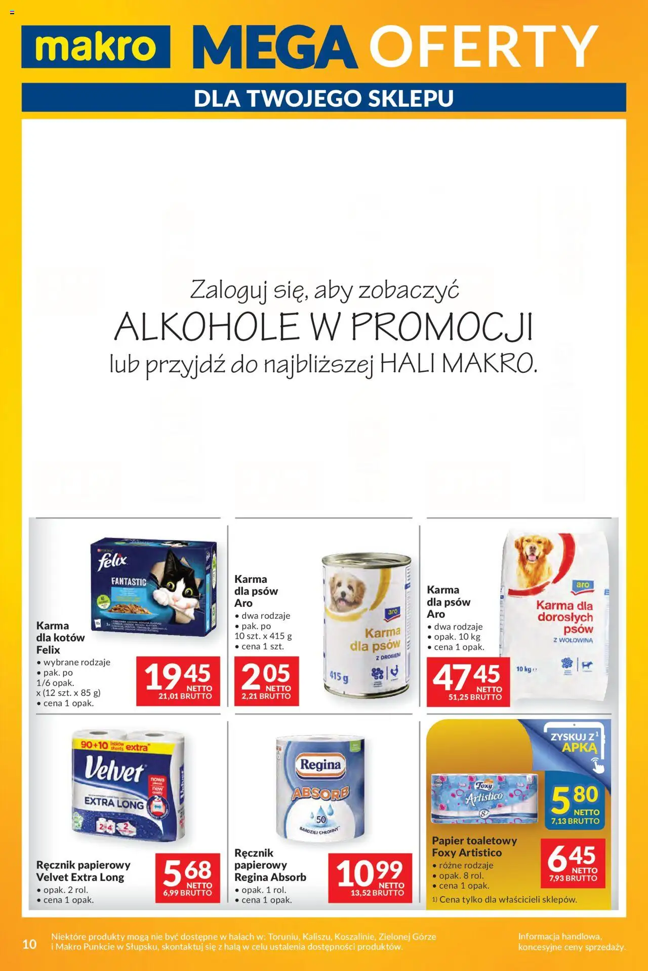 Makro Gazetka - Mega oferty dla Twojego Sklepu od 16.09.2025 | Strona: 10 | Produkty: Papier toaletowy, Wołowina, Karma dla psów, Ręcznik papierowy