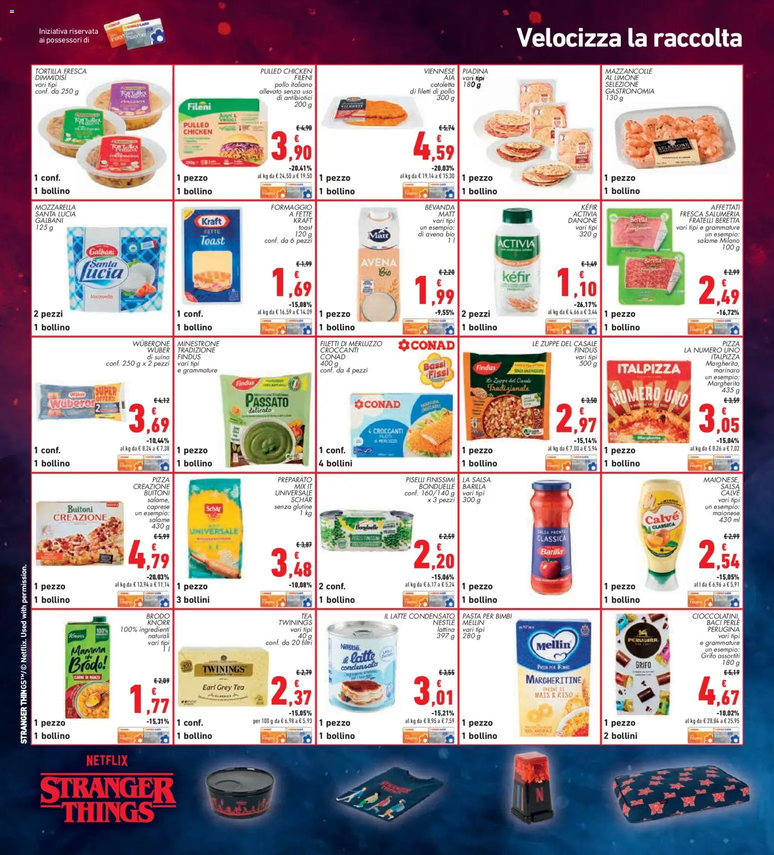 Volantino Conad del 06.11.2025 | Pagina: 38 | Prodotti: Minestrone, Suino, Formaggio, Mais