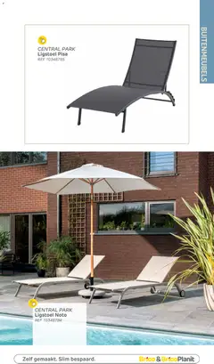 Brico - Tuincatalogus - Voorbeeld van een folder van Brico, geldig van 10.03.2026 | Pagina: 33 | Producten: Ligstoel