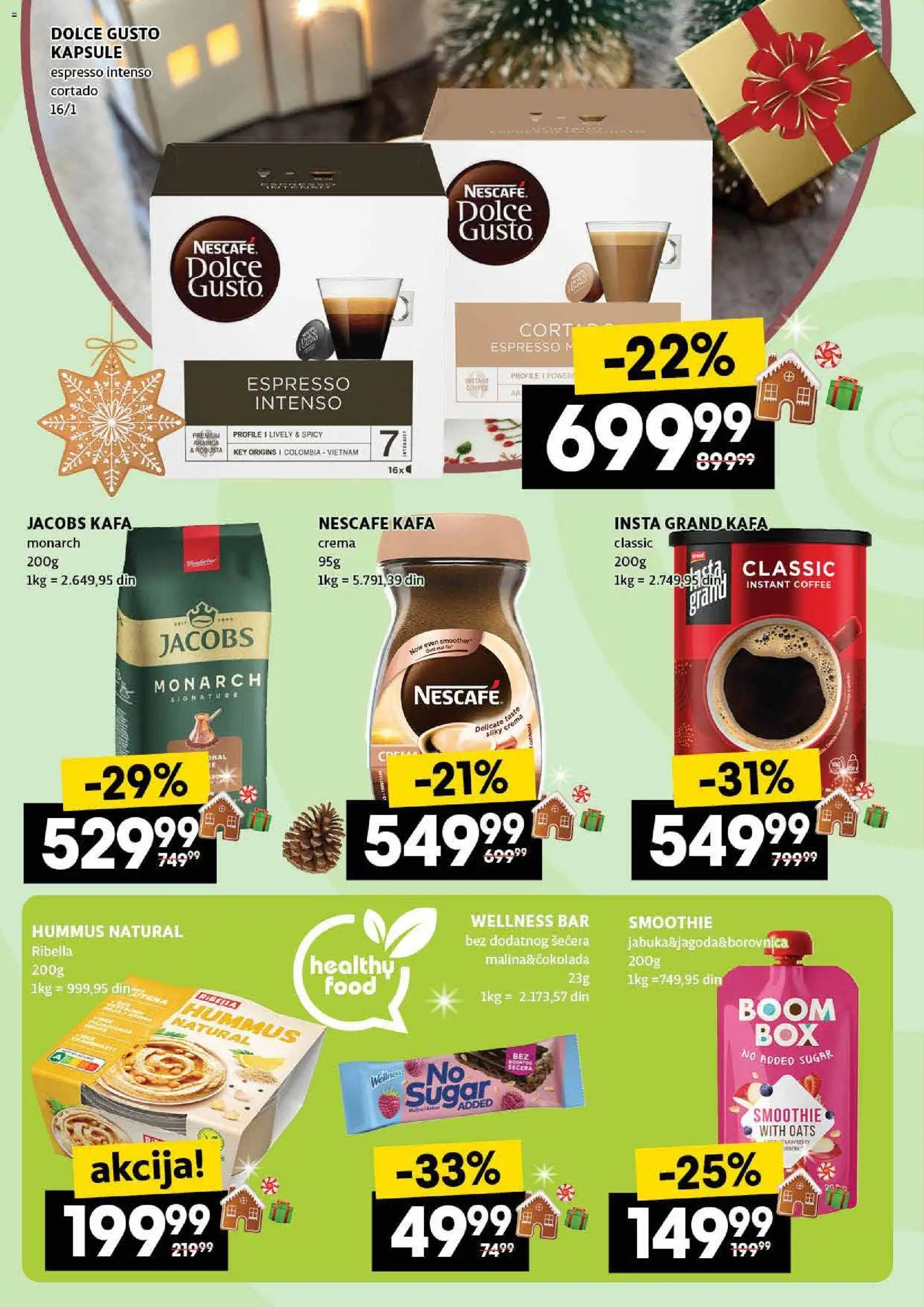 Idea katalog - važi od 25.12.2025 | Strana: 22 | Proizvode: Dolce Gusto, Kapsule, Kafa, Čokolada