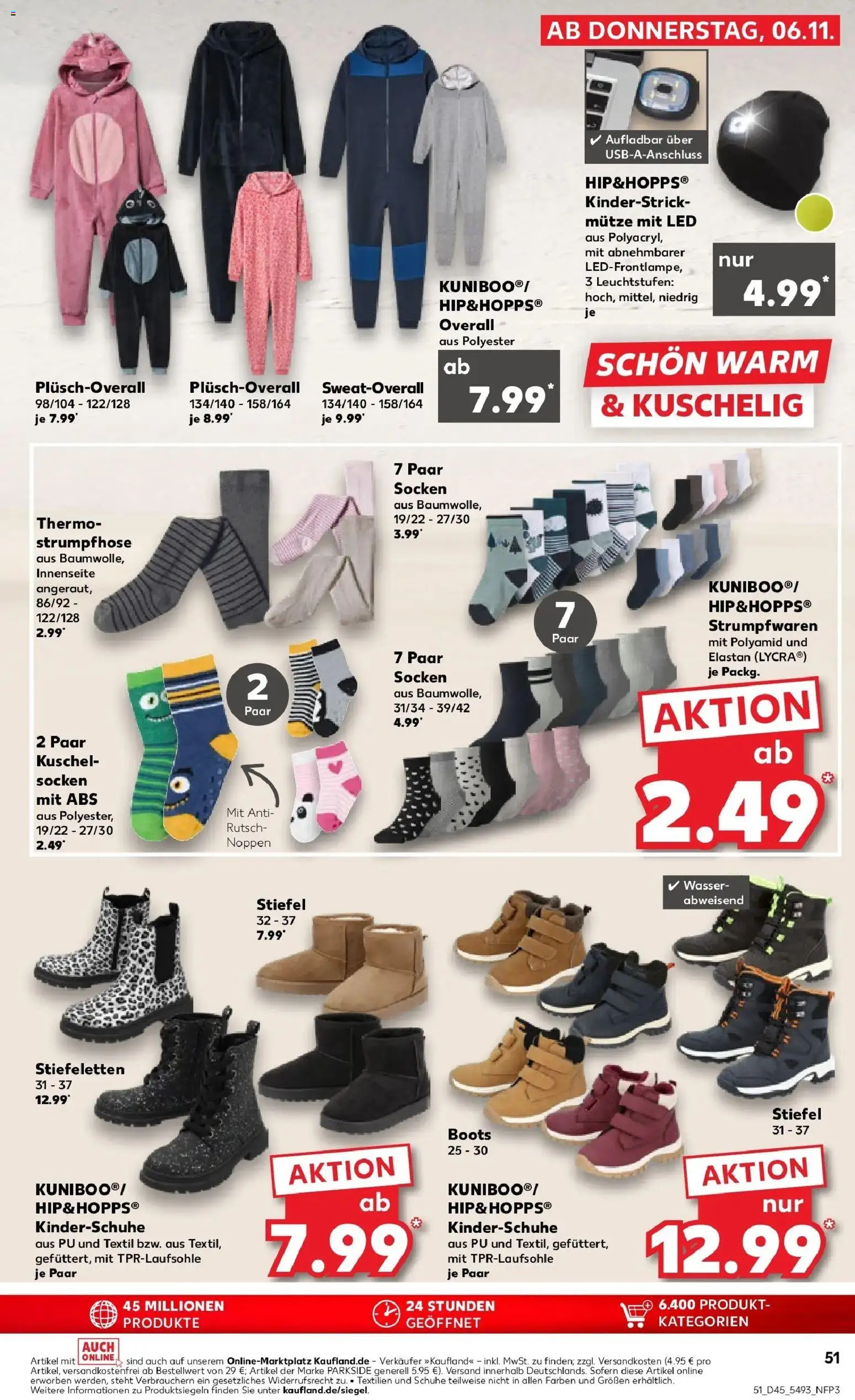 Kaufland prospekt Dingolfing	 – gültig ab 10.11.2025 | Seite: 51 | Produkte: Overall, Socken, Stiefel, Strumpfhose