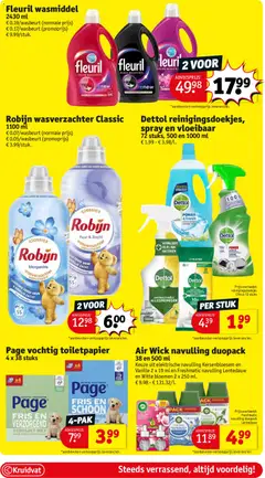Kruidvat folder week 5 - Voorbeeld van een folder van Kruidvat, geldig van 27.01.2026 | Pagina: 10 | Producten: Was, Toiletpapier, Geur, Wasmiddel
