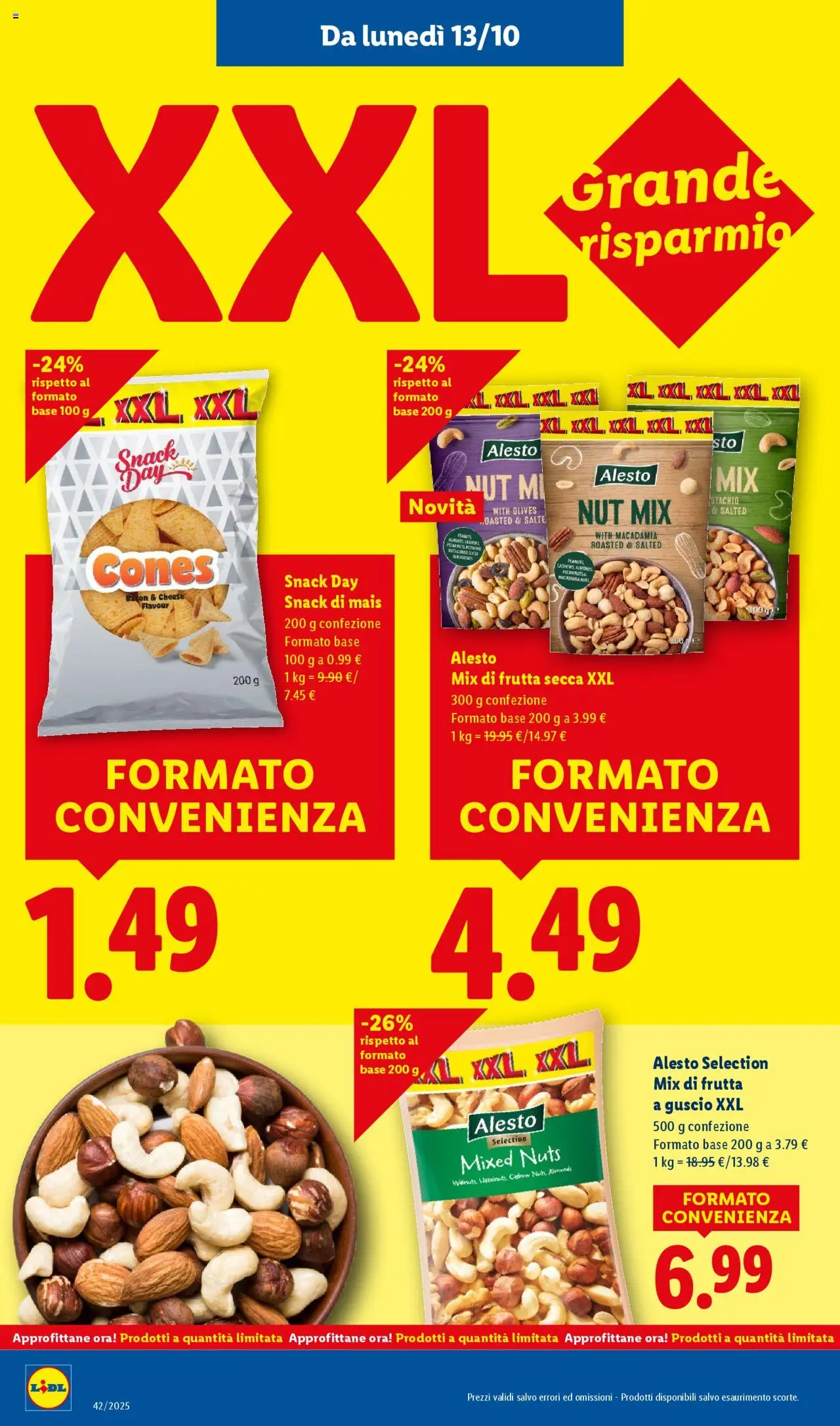 Volantino Lidl del 13.10.2025 | Pagina: 12 | Prodotti: Frutta, Mais