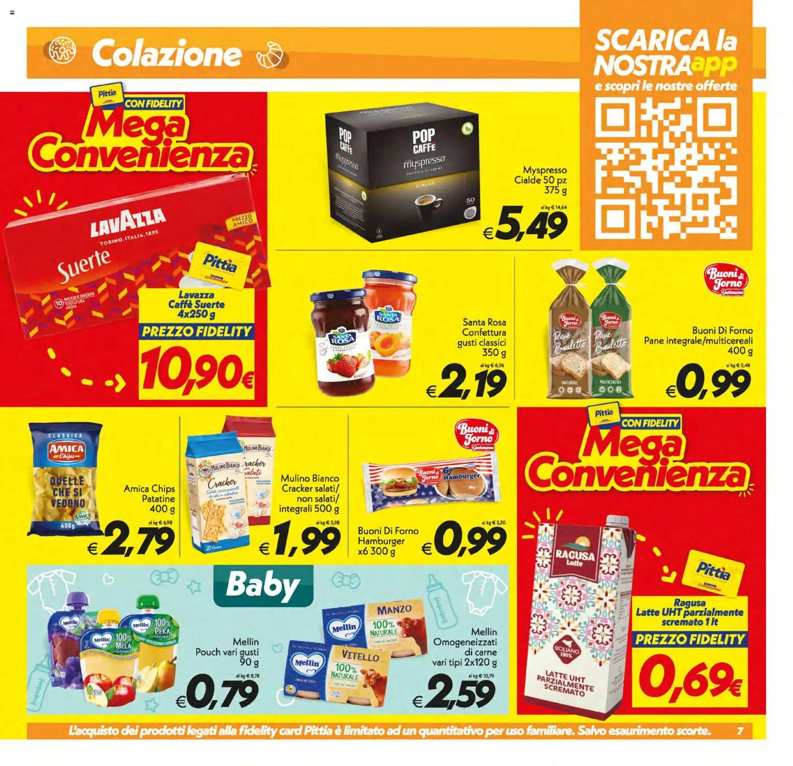 Volantino SuperConveniente del 17.03.2026 | Pagina: 7 | Prodotti: Pane, Patatine, Forno, Hamburger