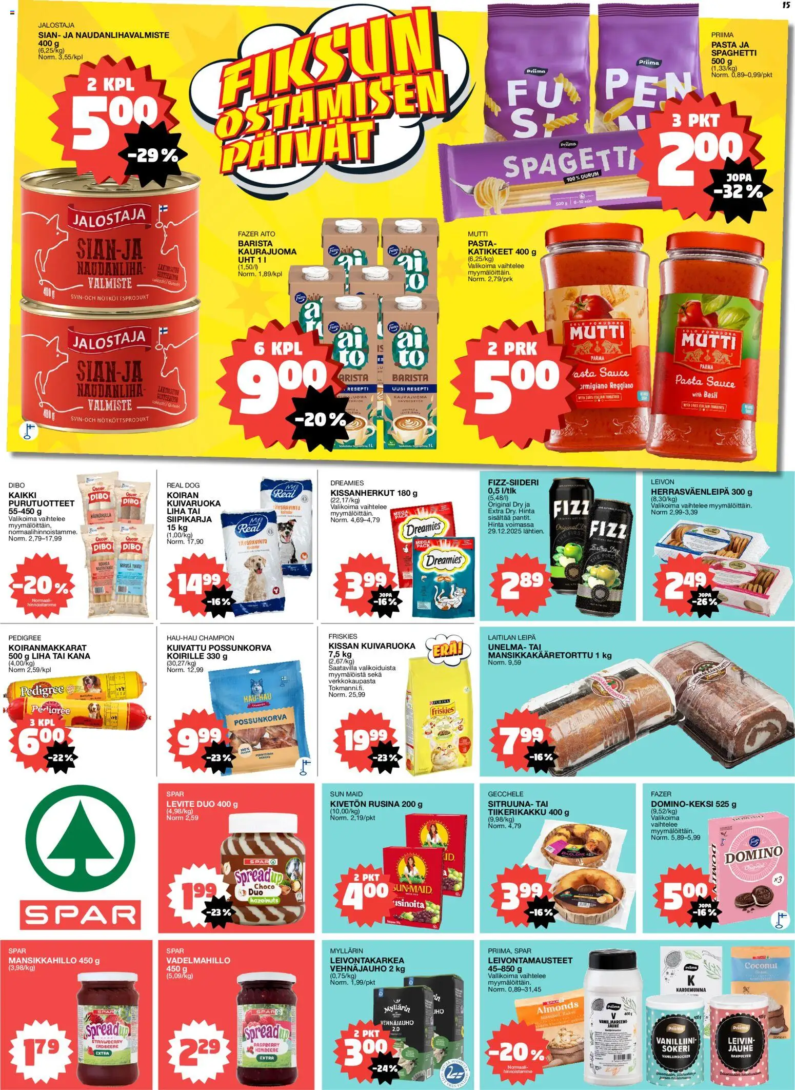 Tokmanni tarjoukset – voimassa 20.04.2026 alkaen | Sivu: 15 | Tuotteet: Mansikkahillo, Kana, Kaurajuoma, Naudanliha