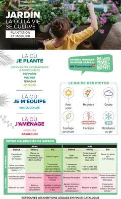 Carrefour - Prévisualisation de Carrefour Jardin plantation et mobilier valide à partir de 14.04.2026 | Page: 2 | Produits: Calendrier, Poireaux, Terreau, Pois