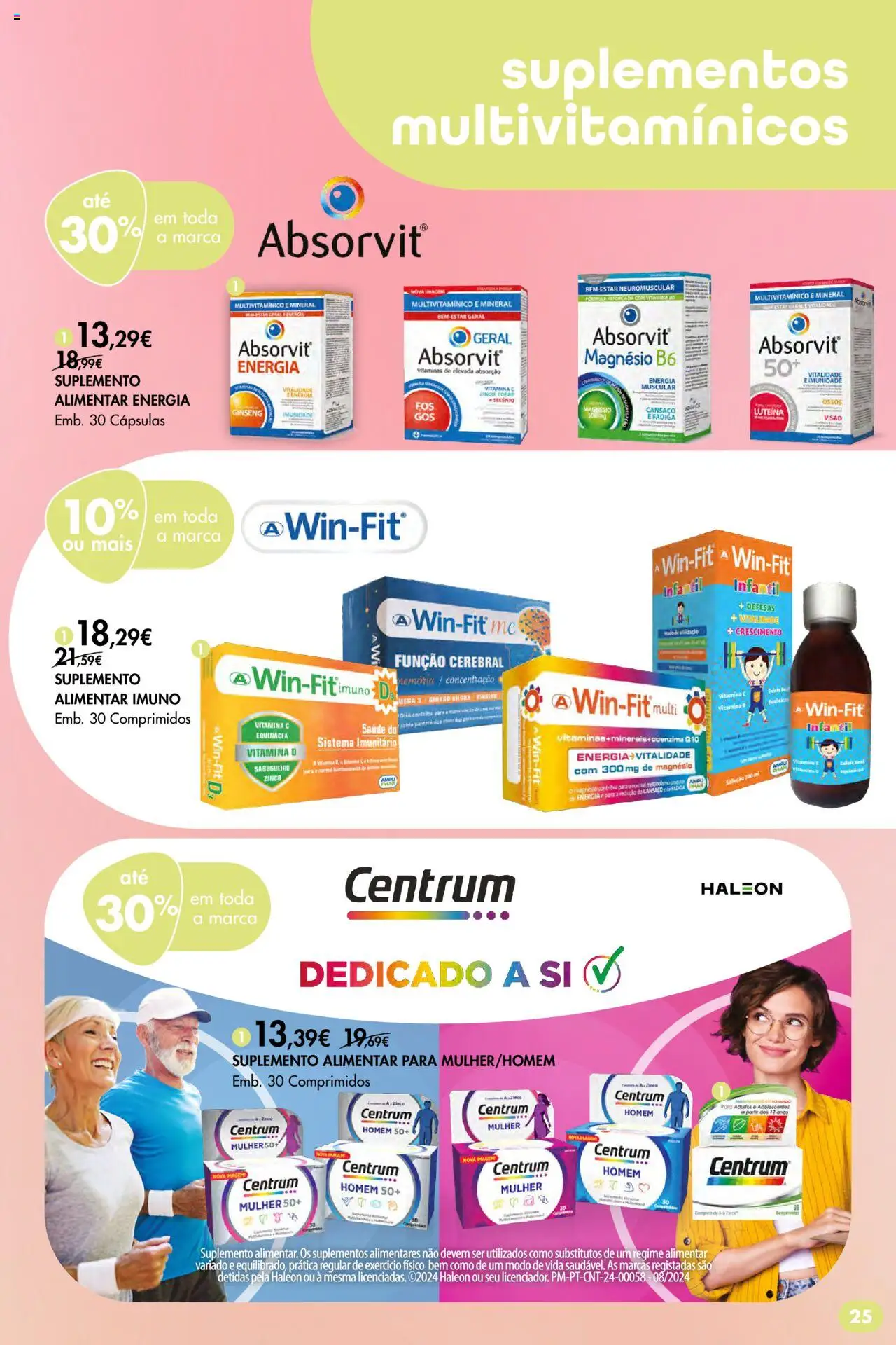 Pingo Doce - Bem Estar Regresso à Rotina Lojas │ válido de 26.08.2025 | Página: 25 | Produtos: Vitamina c, Vitamina d