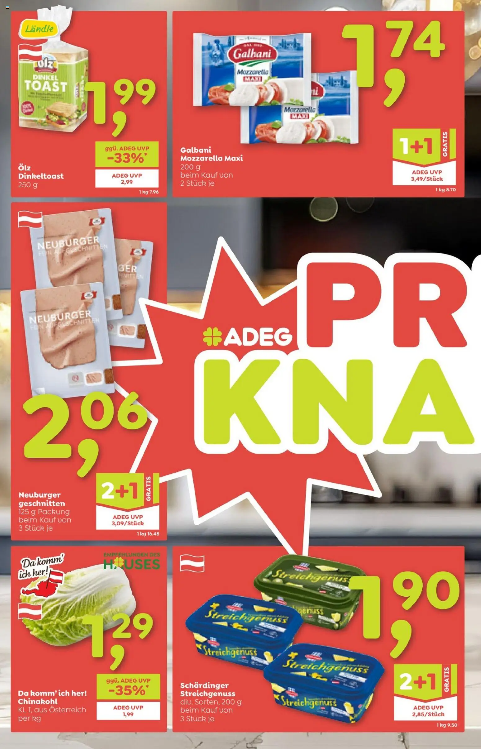 ADEG Vorarlberg gültig ab 02.01.2025 | Seite: 2 | Produkte: Chinakohl