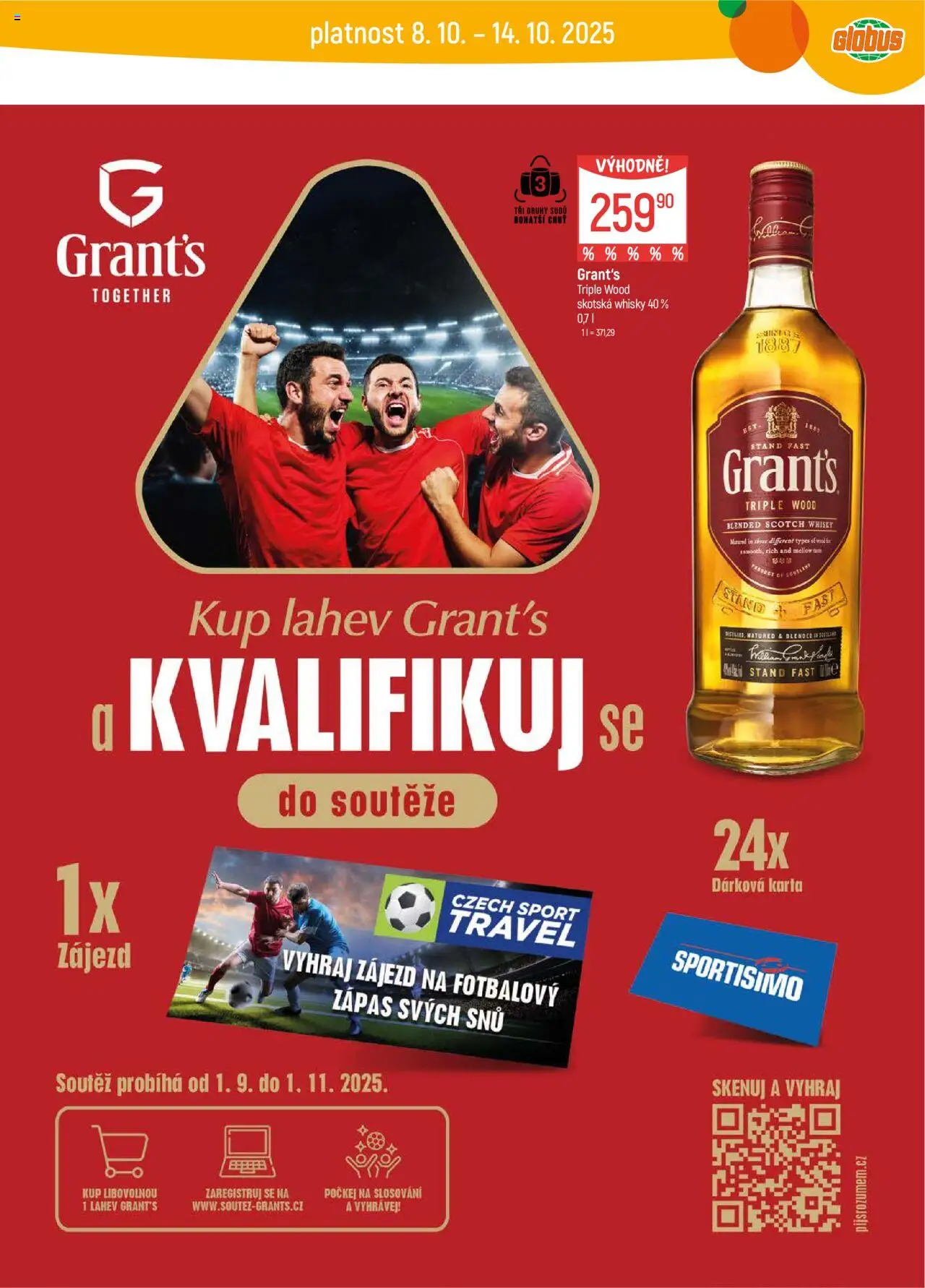 Globus leták - Liberec od 08.10.2025 | Strana: 27 | Produkty: Globus, Whisky, Láhev