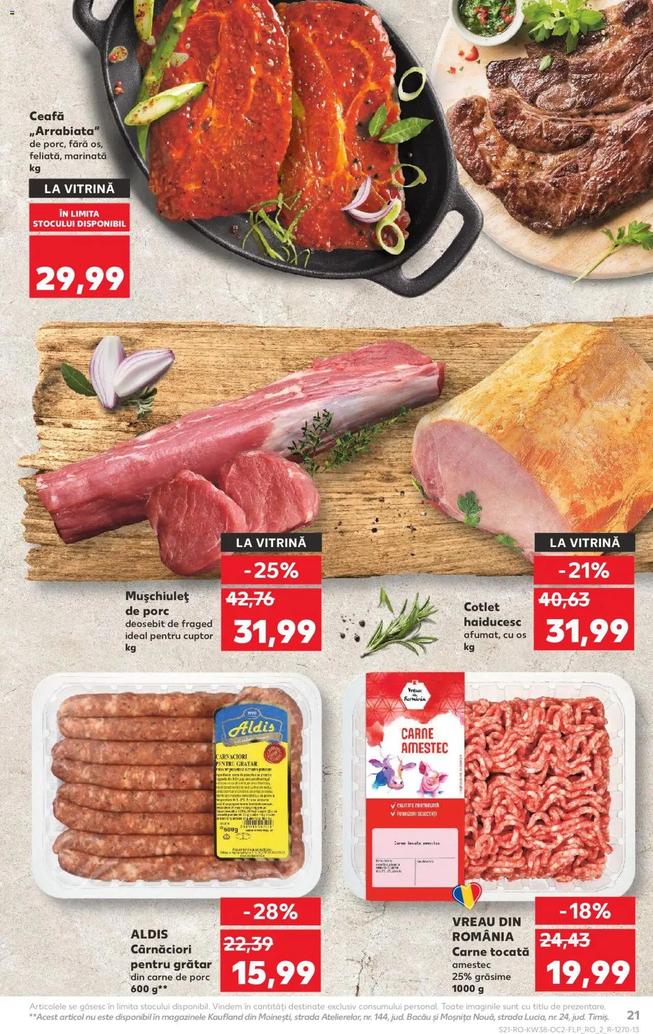 Noul catalog Kaufland – valabil de la 17.09.2025 | Pagină: 21 | Produse: Cuptor, Lait de coco, Grătar, Carne De Porc