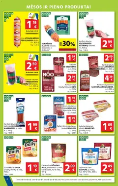 AIBE leidinys galioja nuo 22.01.2026 | Puslapis: 6 | Prekių: Sūrelis, Kiaulienos, Saliamis, Dešra