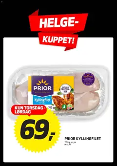 Forhåndsvisning av Bunnpris Helge-kuppet! gyldig fra 15.01.2026