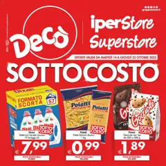 Anteprima del volantino Decò iperStore, Superstore - Sicilia catalogo valido a partire dal 14.10.2025