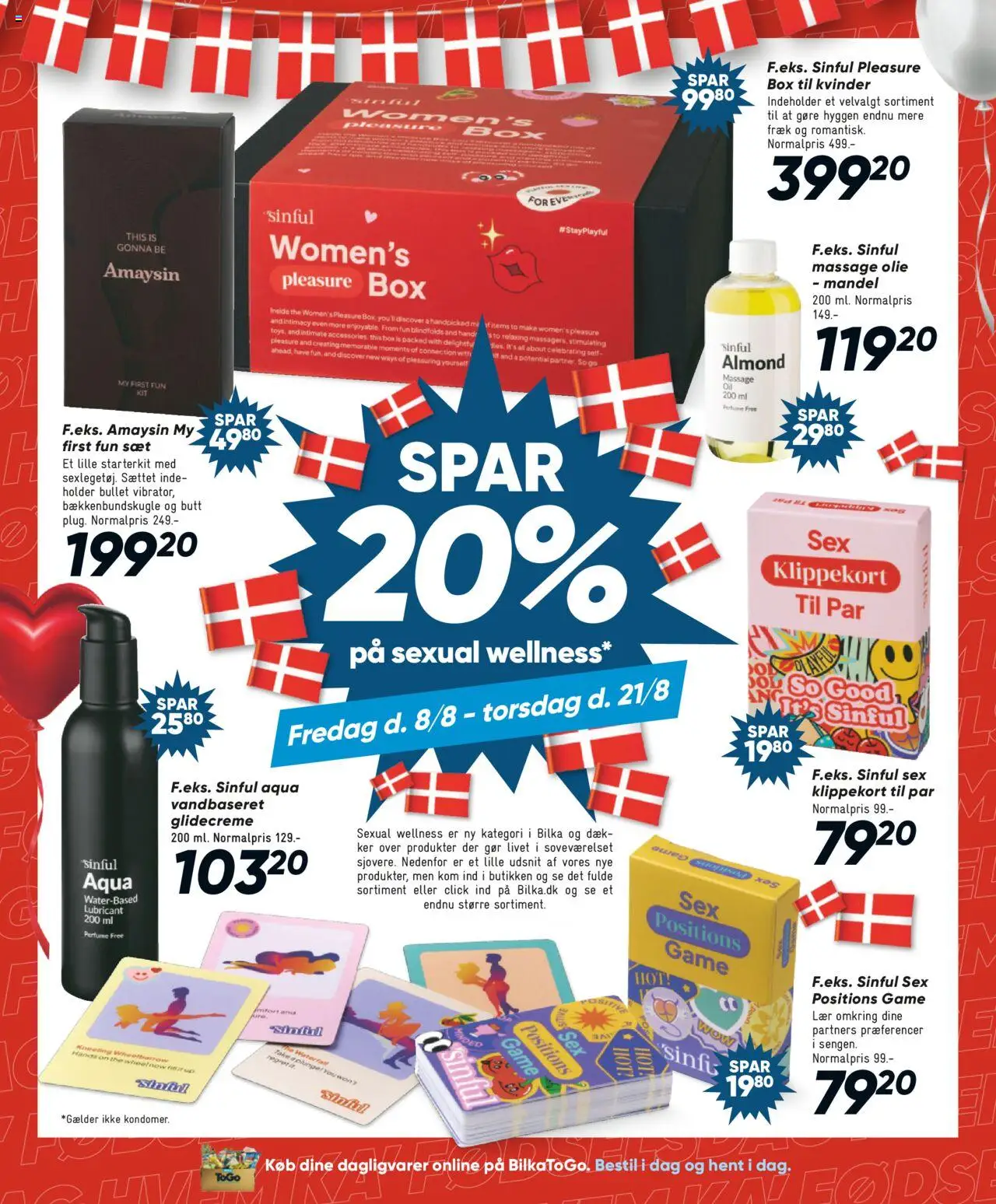 Bilka Tilbudsavis gyldig fra 08.08.2025 | Side: 46 | Produkter: Olie, Soveværelset, Is
