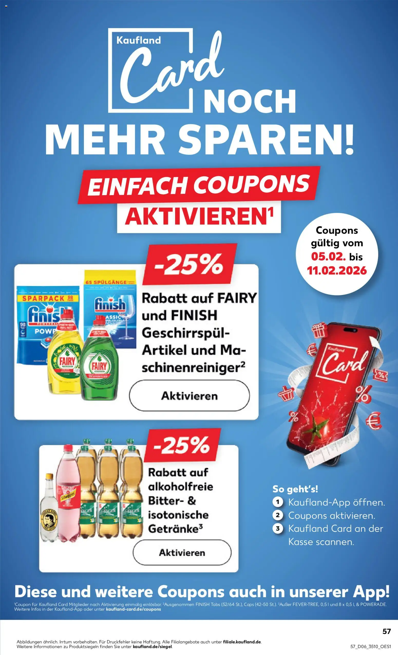 Kaufland prospekt Zeitz	 – gültig ab 05.02.2026 | Seite: 57 | Produkte: Finish