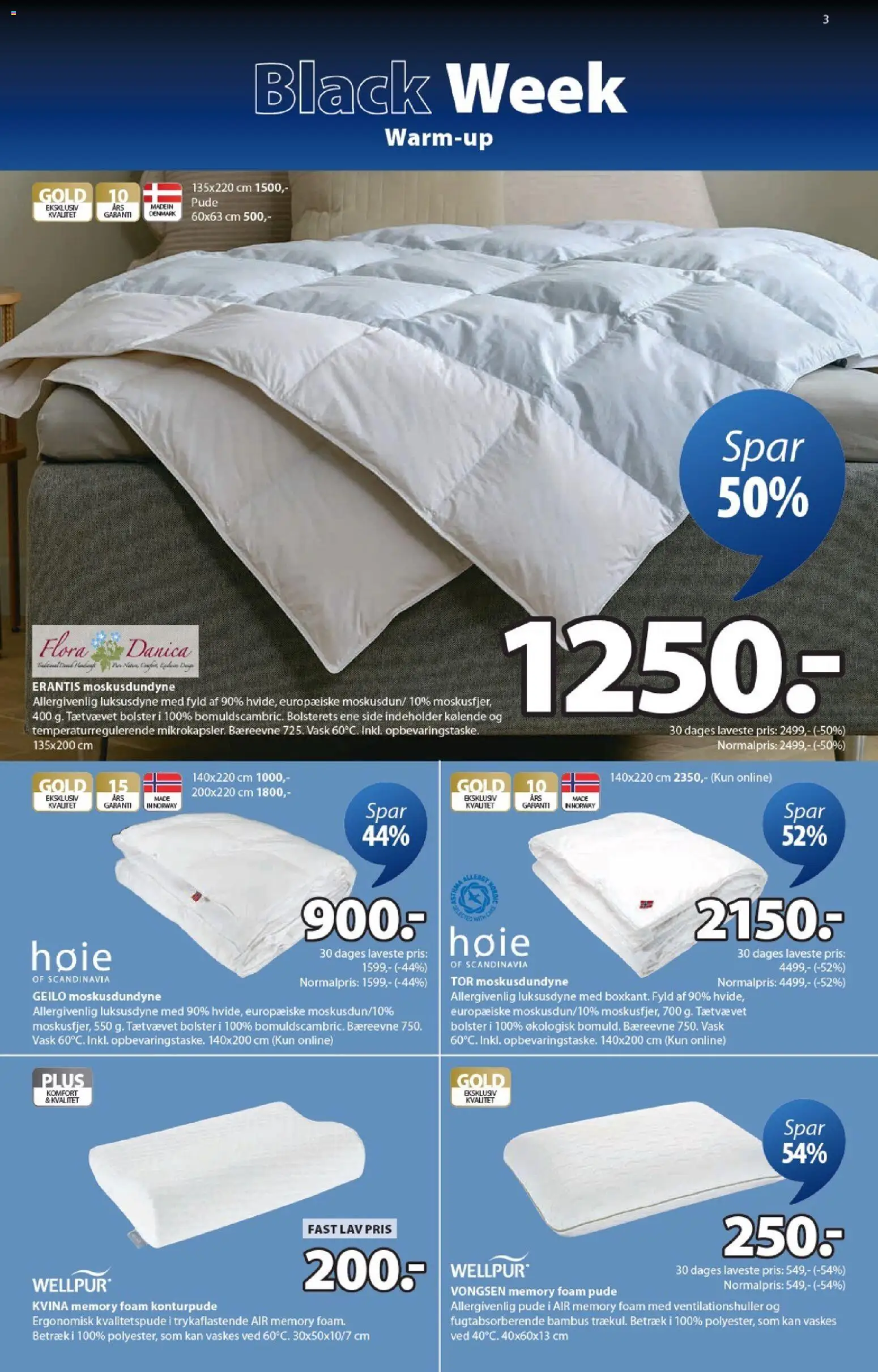 JYSK tilbudsavis – gyldig fra 14.11.2025 | Side: 3 | Produkter: Pude, Søm