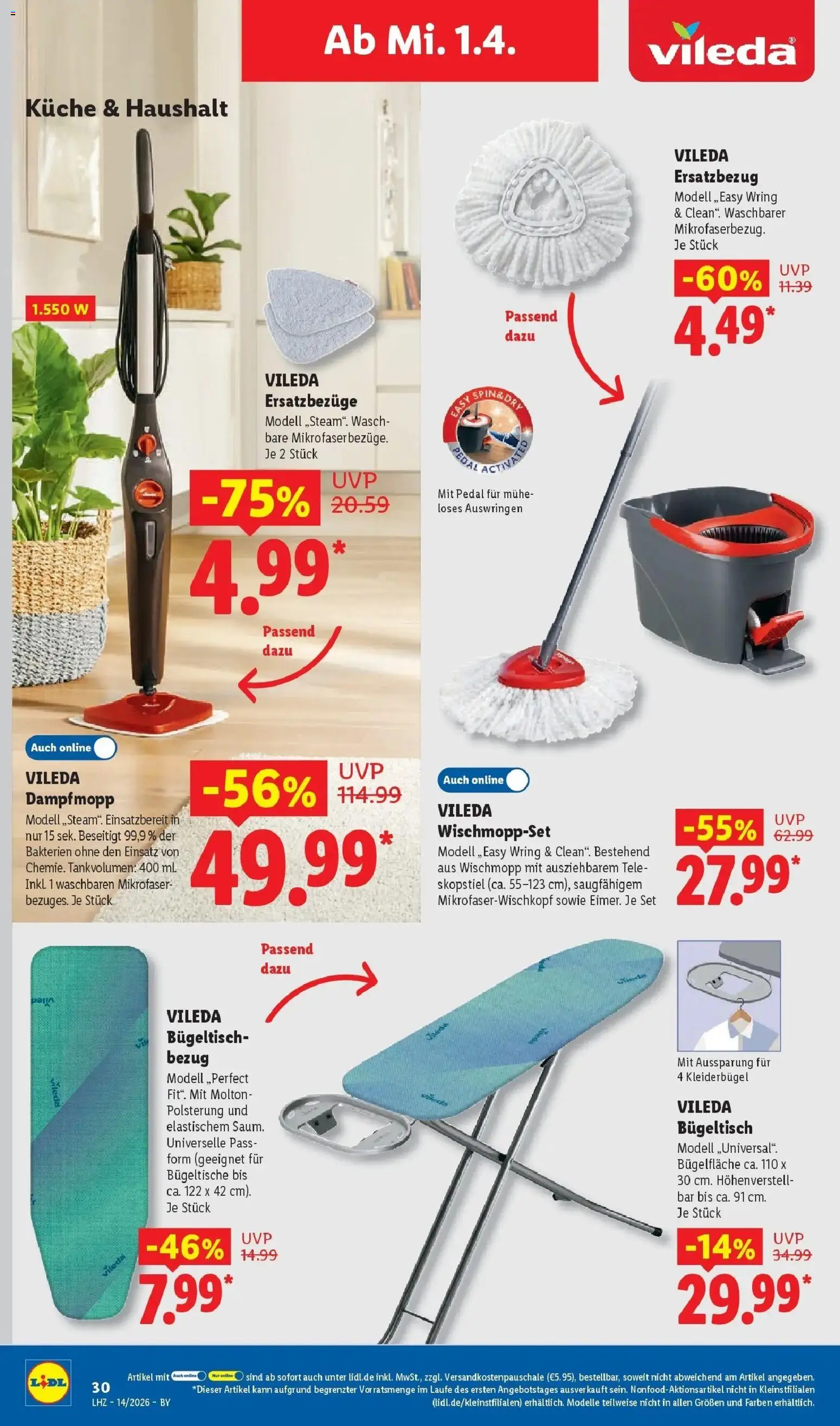 Lidl Prospekt Hof-innenstadt – gültig ab 30.03.2026 | Seite: 54 | Produkte: Küche, Kleiderbügel